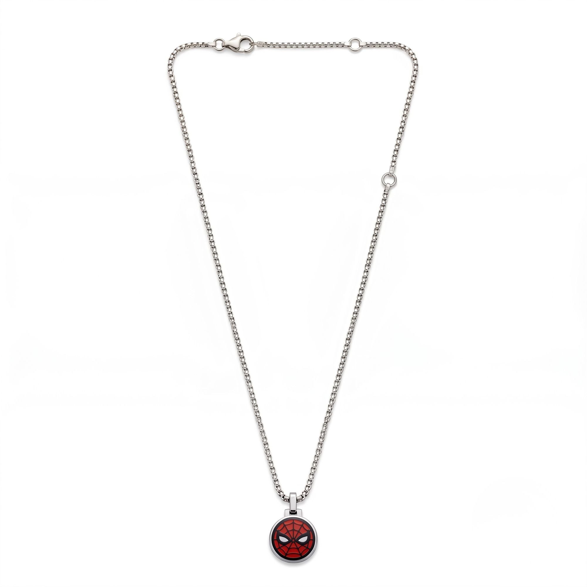 Collana Spider-Man Maschera con Smalto - Marvel