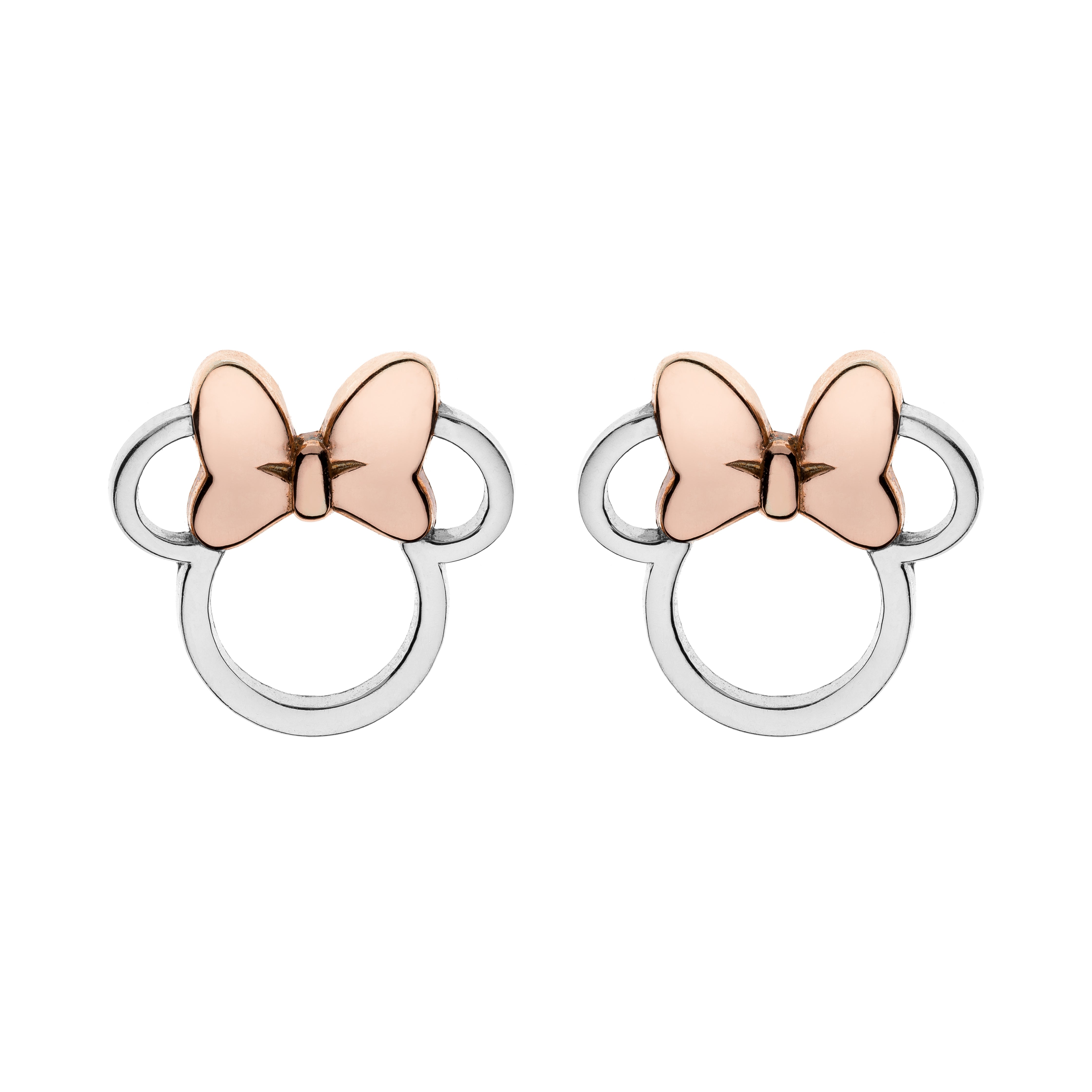 Orecchini Minnie Mouse Silhouette Bicolore - Disney