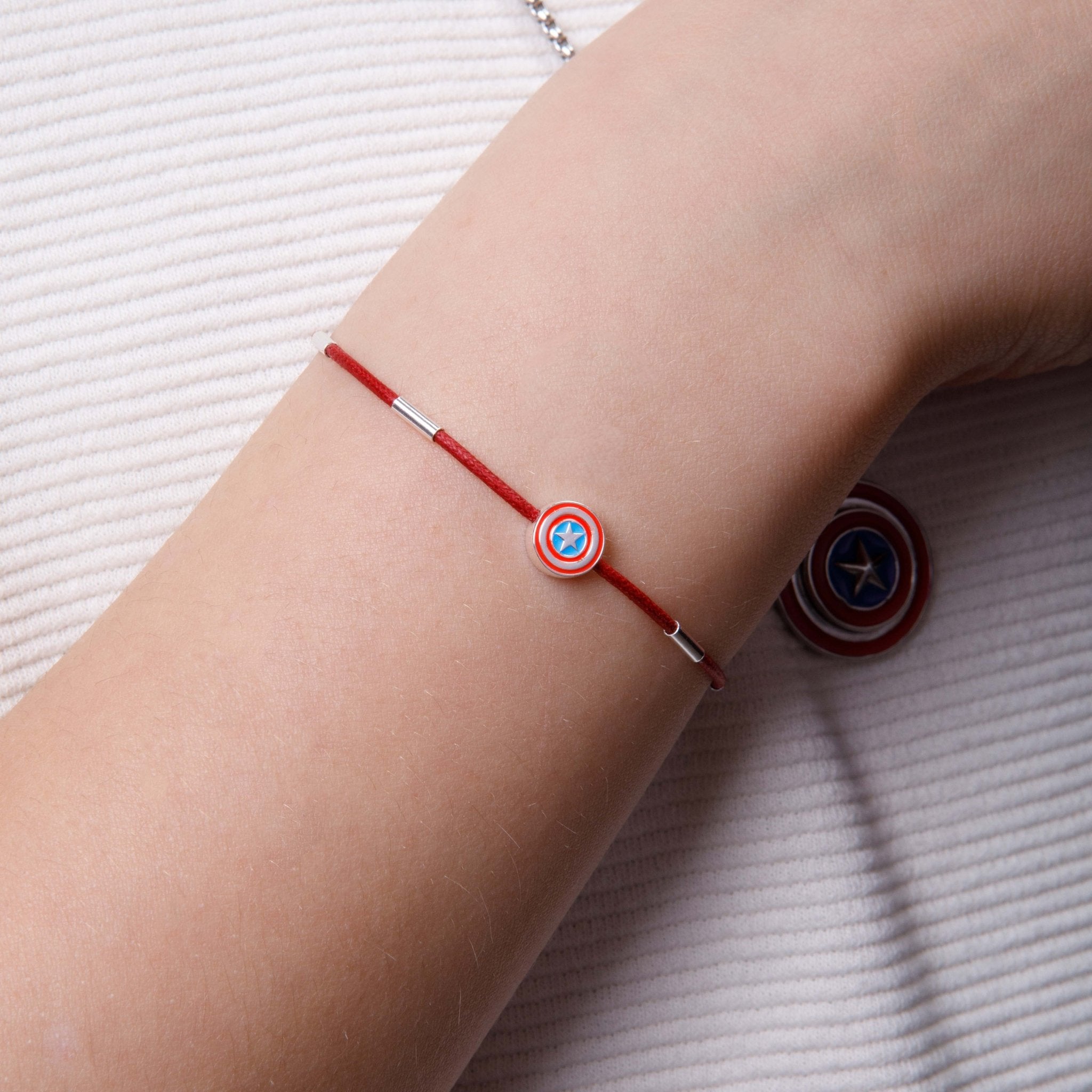 Bracciale Captain America Shield - VitaMea - BS00064RNRL.CS - Bracciale - Braccialetto