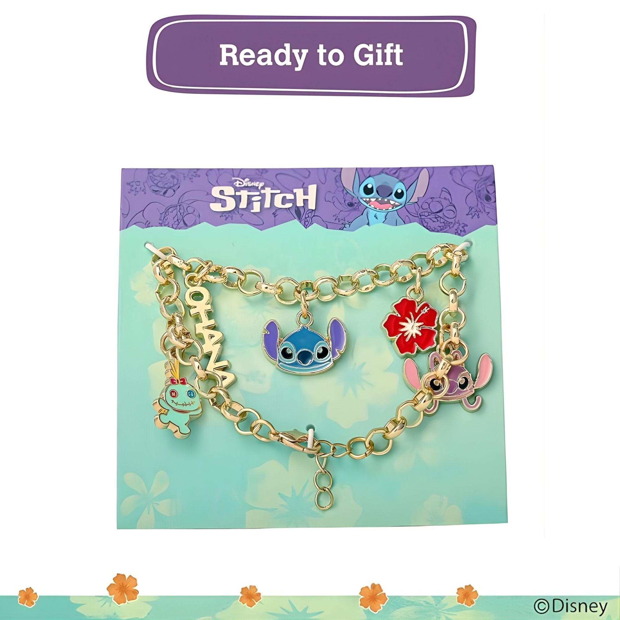 Bracciale con Charm Stitch - Disney - VitaMea - BH00354YL-7.CS - Bracciale -