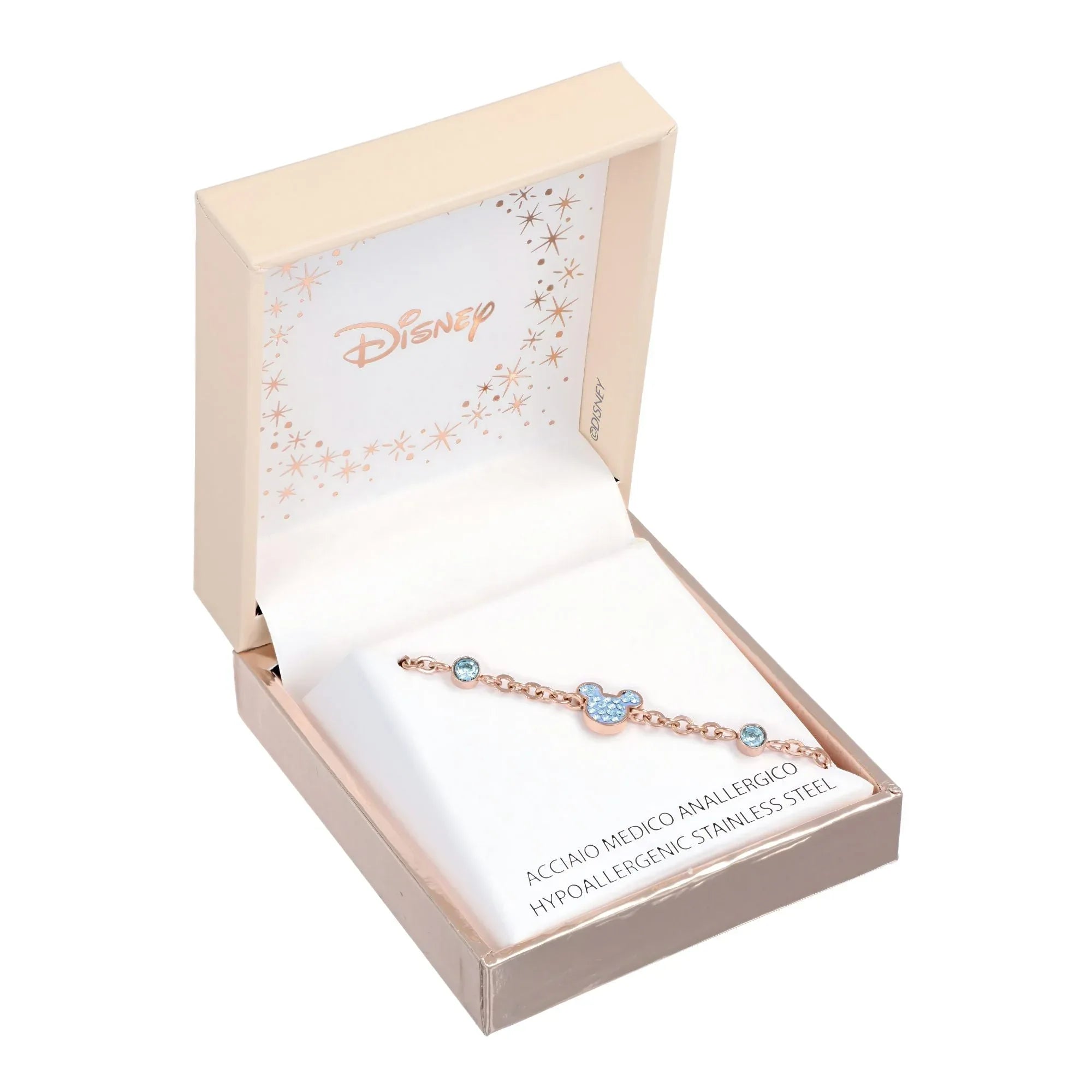Bracciale Mickey Blu - Oro Rosato - VitaMea