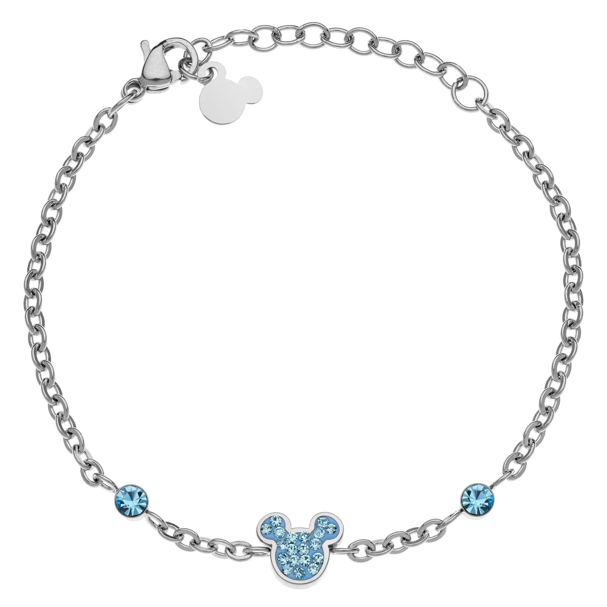 Bracciale Mickey Blu - Argento - VitaMea