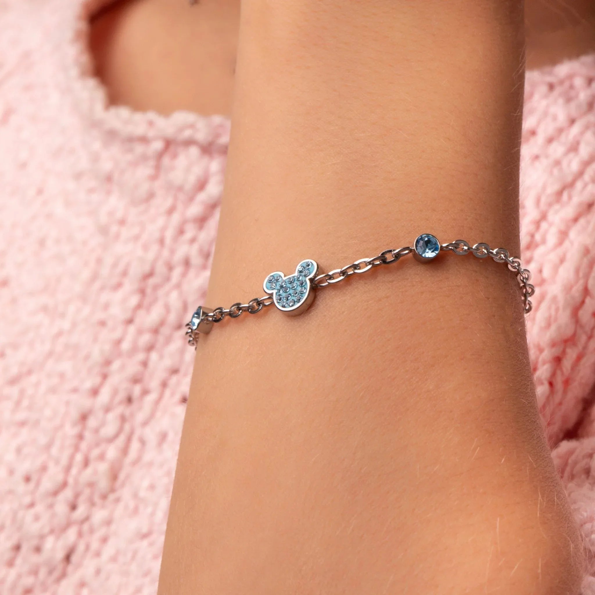 Bracciale Mickey Blu - Argento - VitaMea