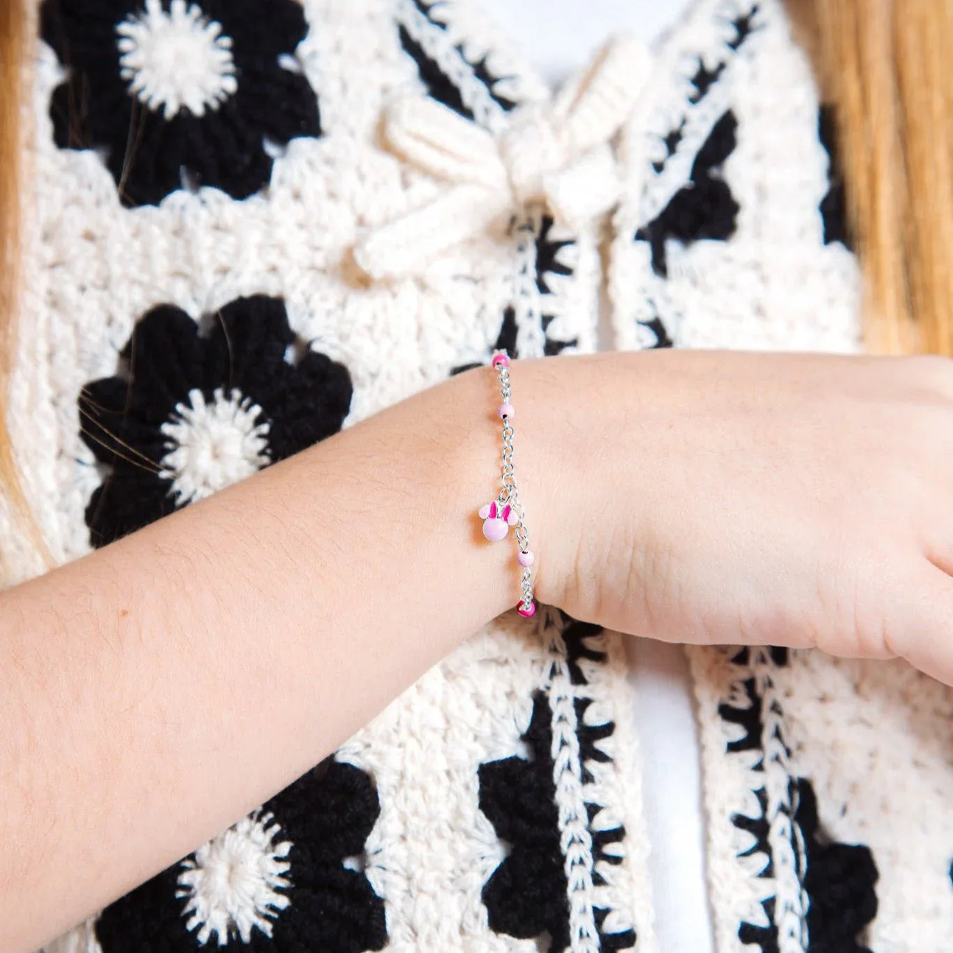 Bracciale Minnie - Baby - Rosa e Fucsia - VitaMea