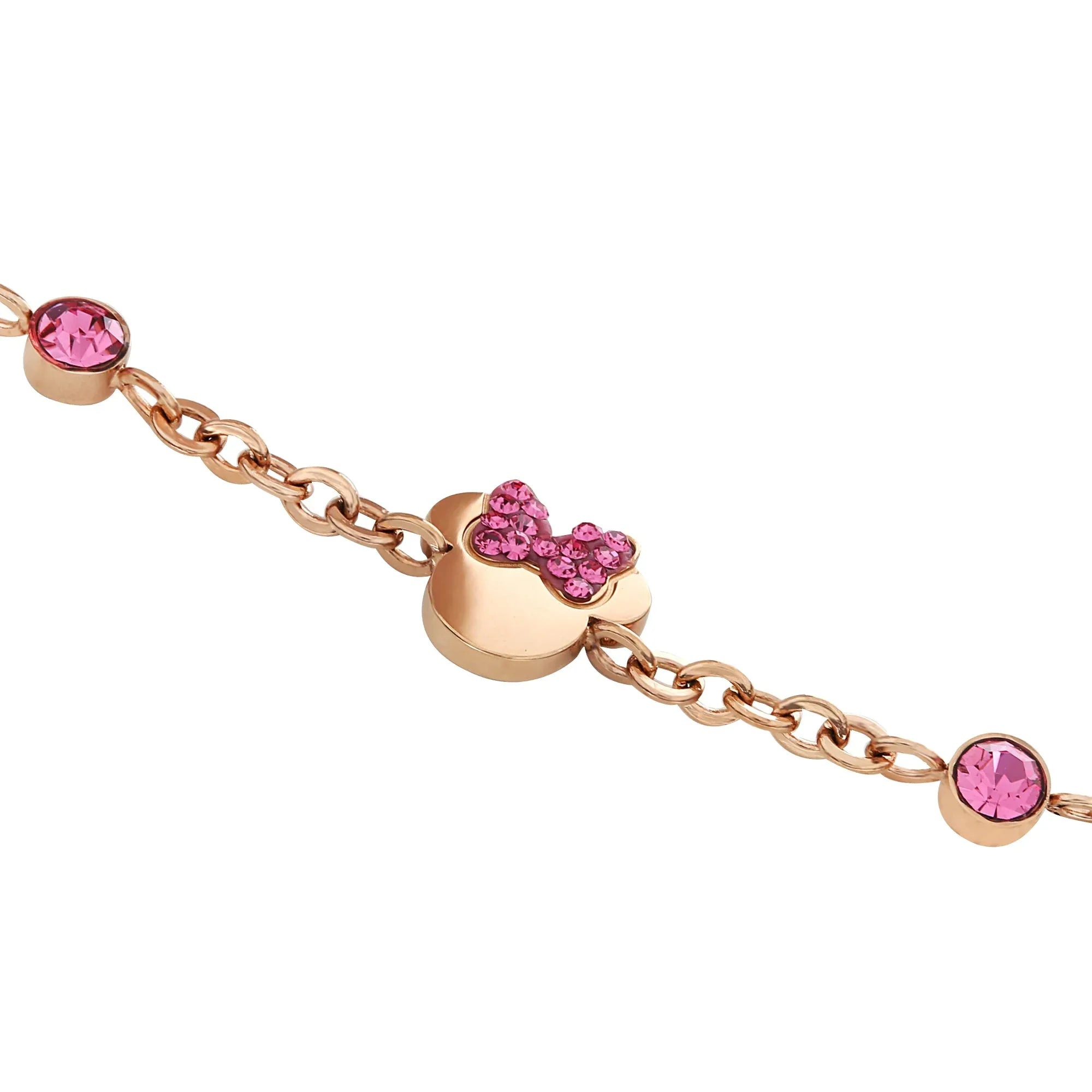 Bracciale Minnie con Fiocco - Oro Rosato - VitaMea