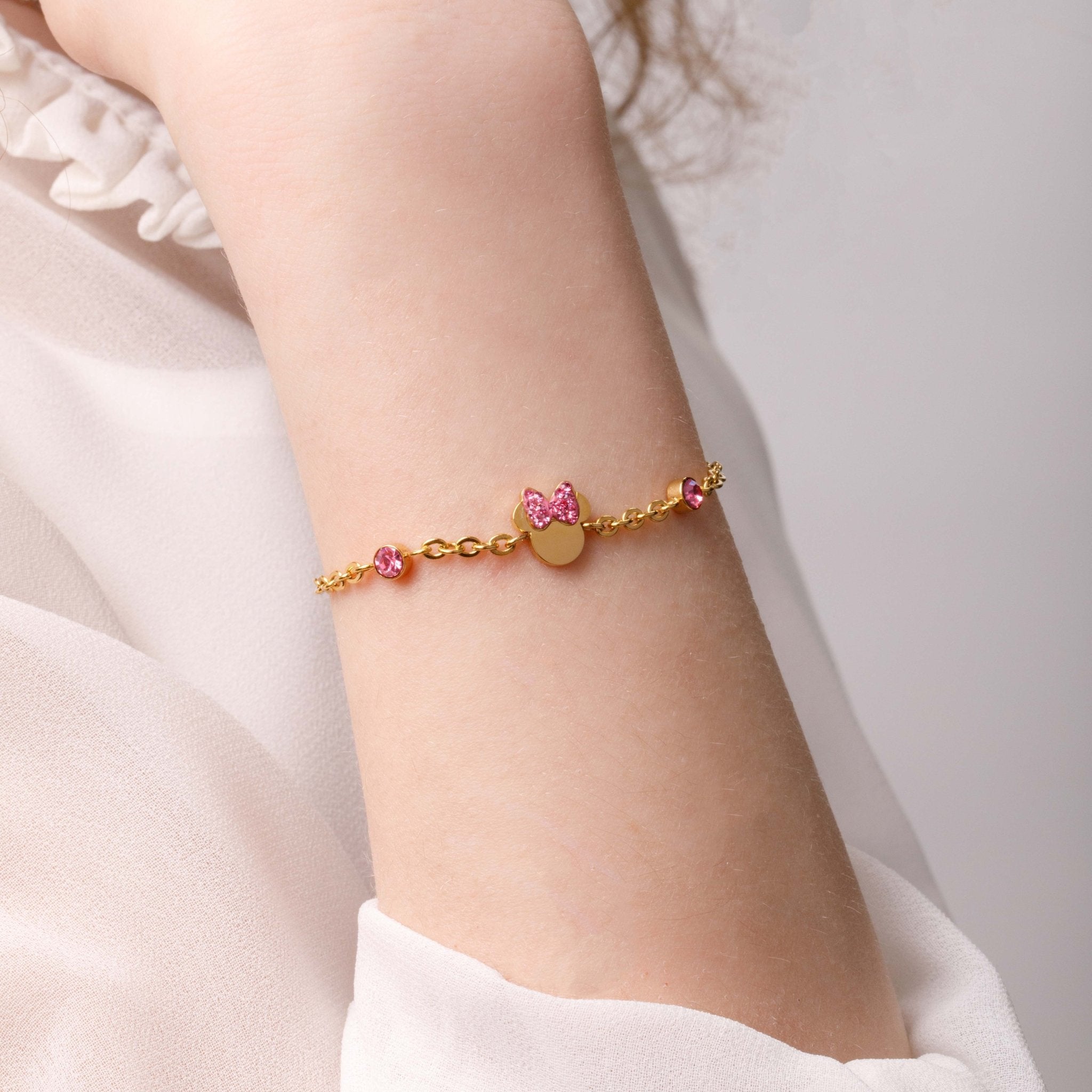 Bracciale Minnie con Fiocco Rosa - VitaMea - B600588YRPL - B.CS - Bracciale -