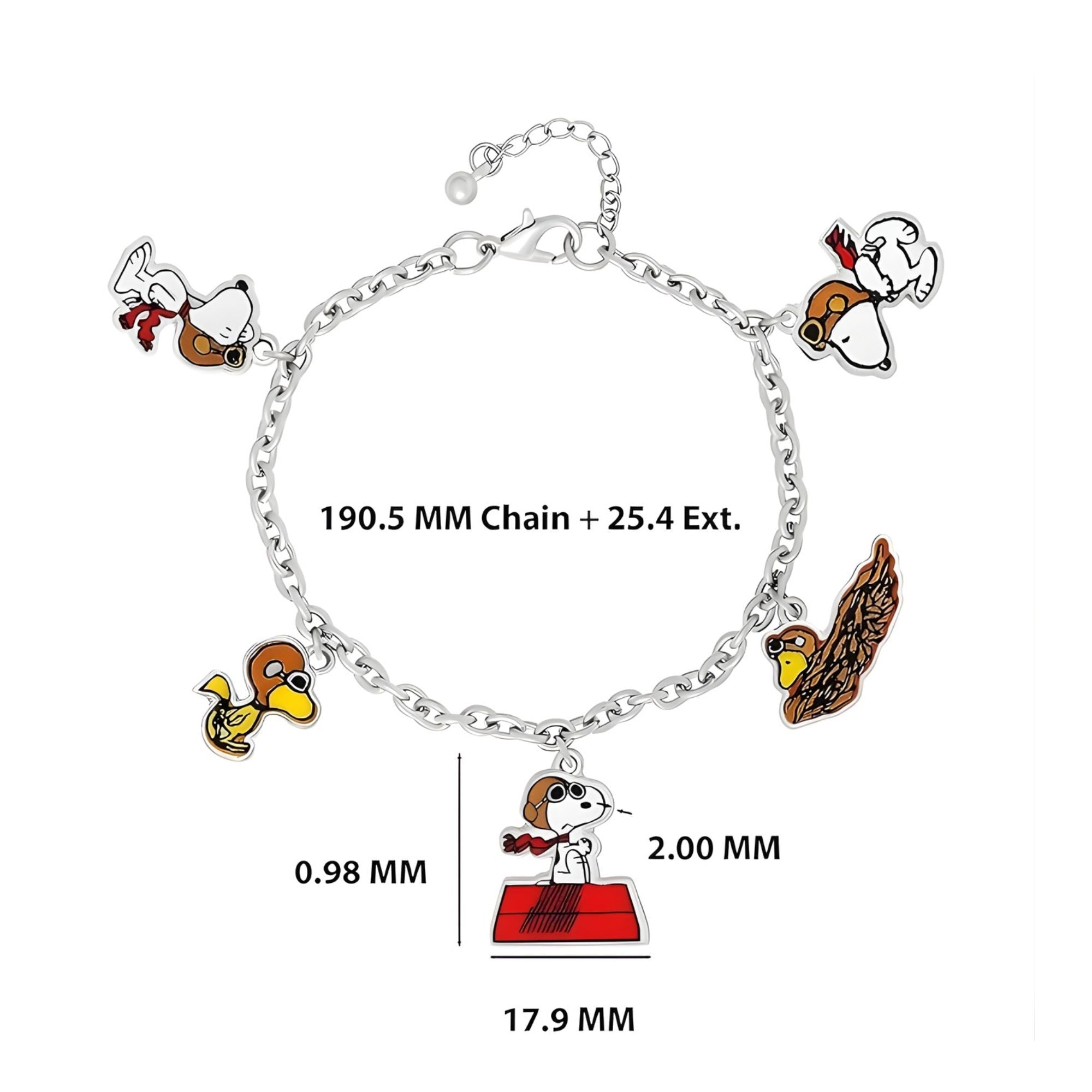 Bracciale Peanuts Snoopy & Woodstock - VitaMea - BH00493RL-75.CS - Bracciale -