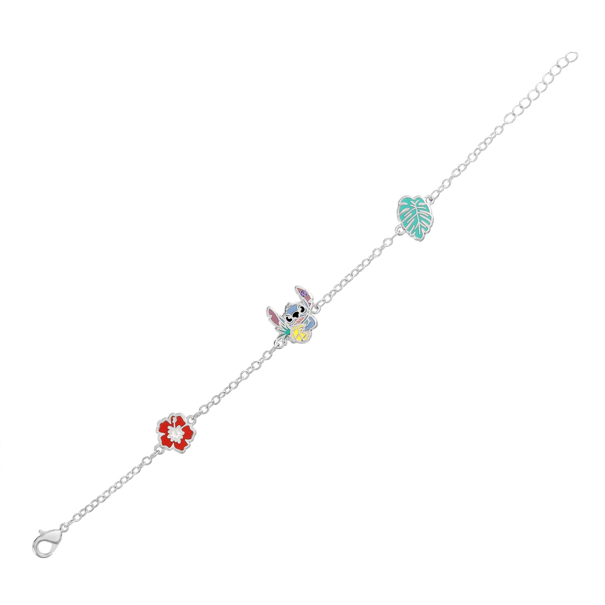 Bracciale Stitch & Fiore - Disney - VitaMea - BF00756SRTL-7.CS - Bracciale -