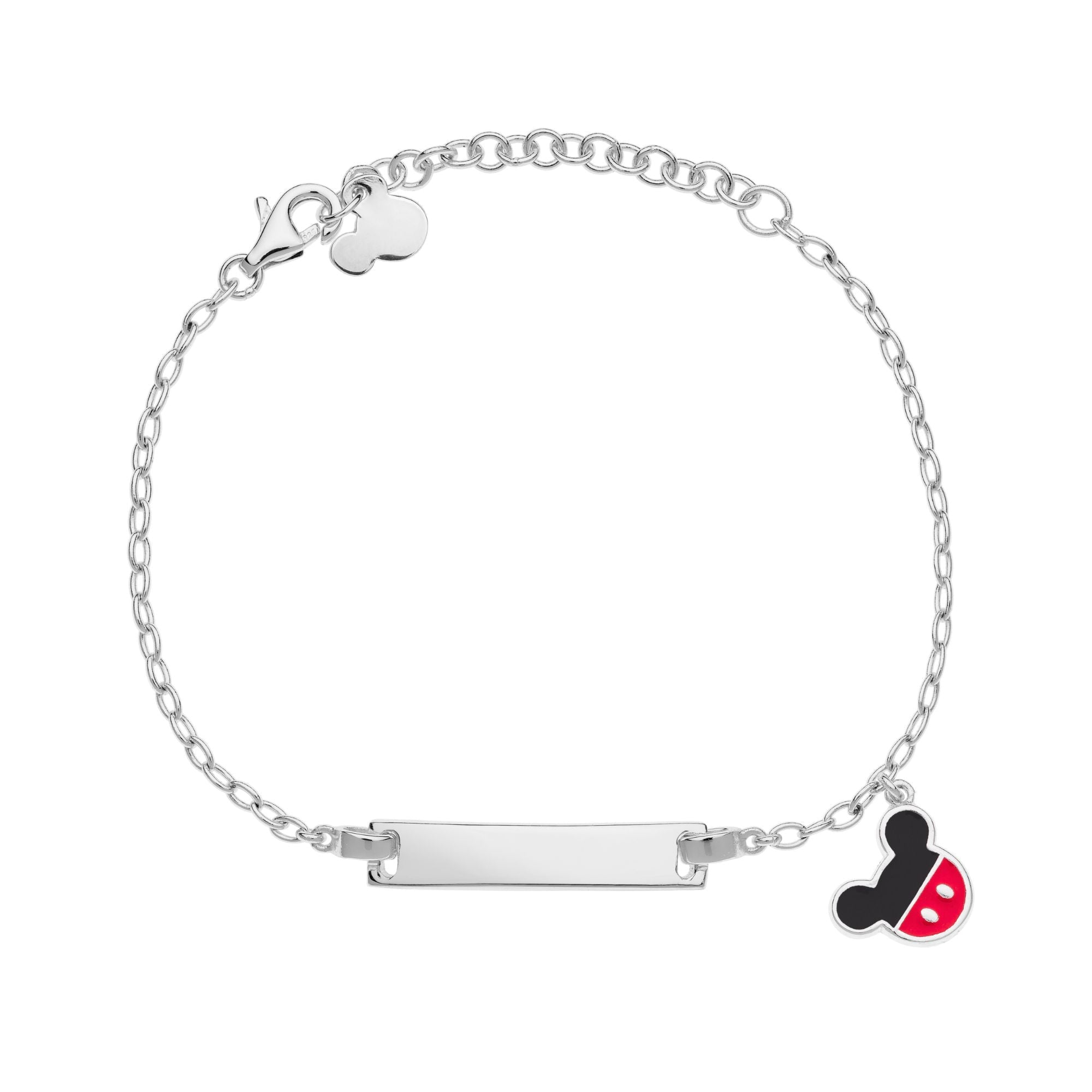 Bracciale Targhetta Mickey Mouse - Disney - VitaMea - BS00049SL-55.CS - Bracciale -