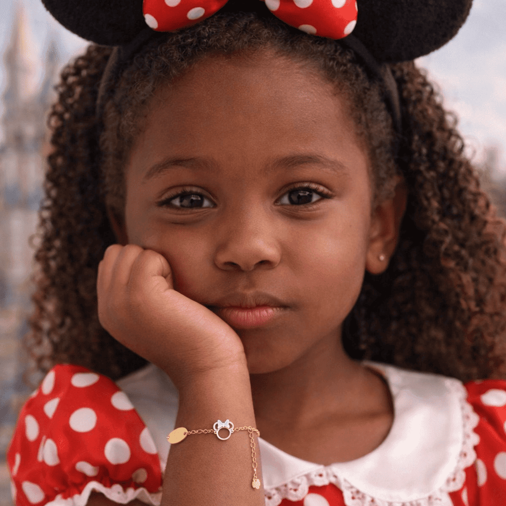 Bracciale Targhetta Minnie - Disney - VitaMea - BS00032QL-55.CS - Bracciale -