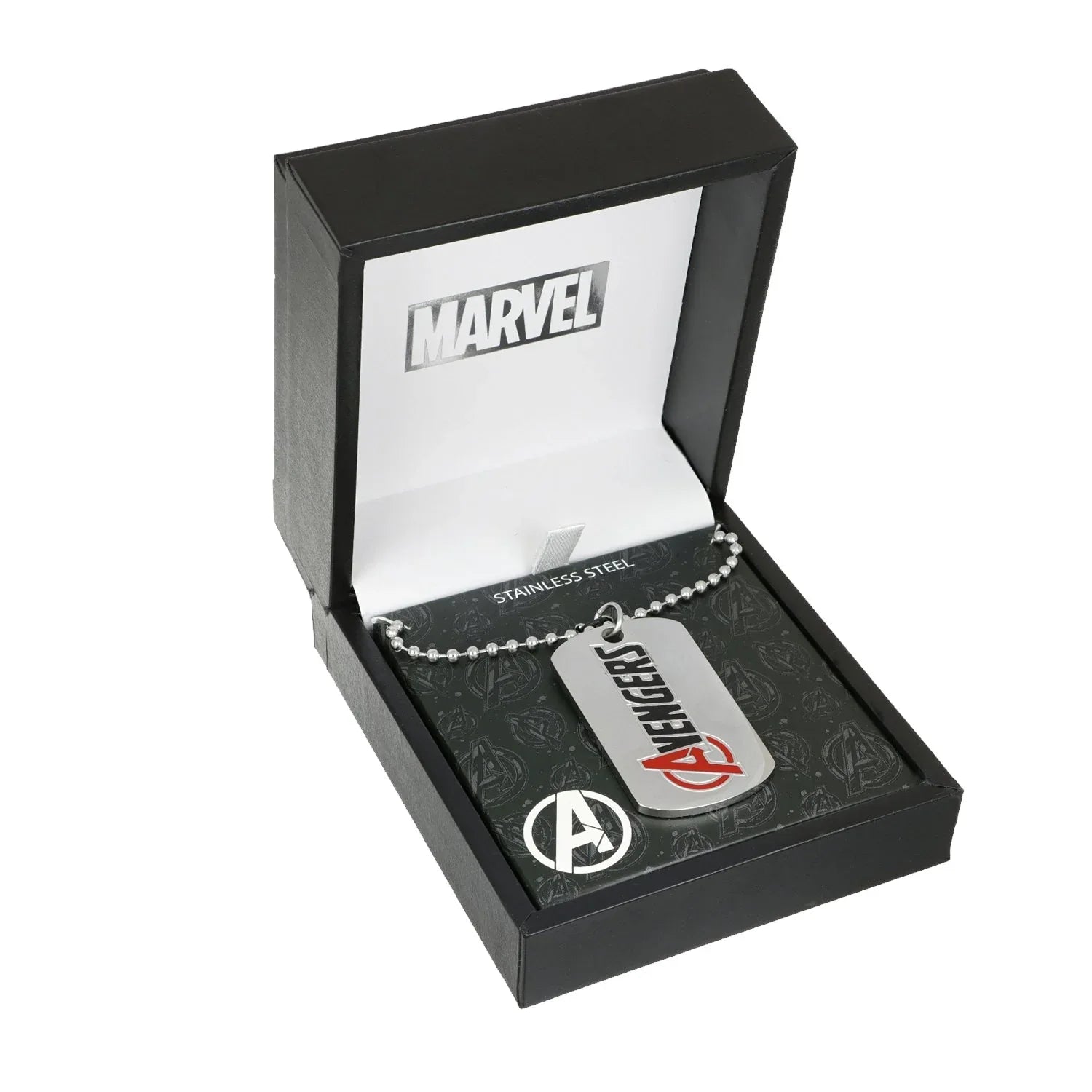 Collana Avengers - Smalto Nero e Rosso - VitaMea