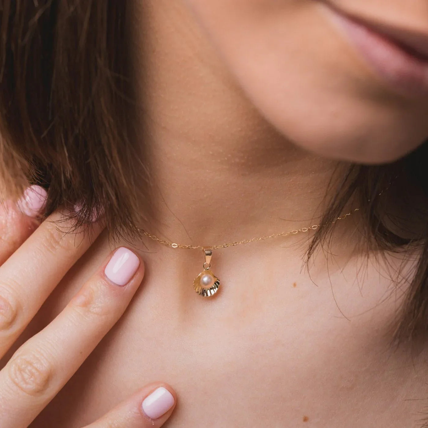 Collana Conchiglia con Perla - VitaMea