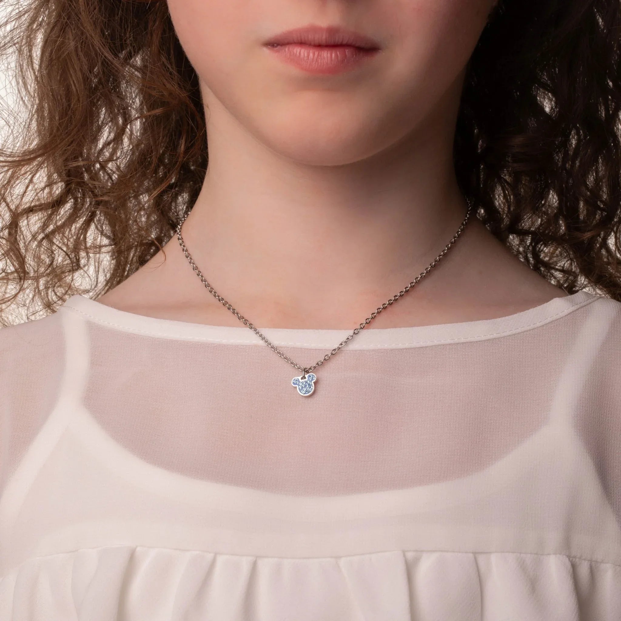 Collana Mickey Blu - Argento - VitaMea