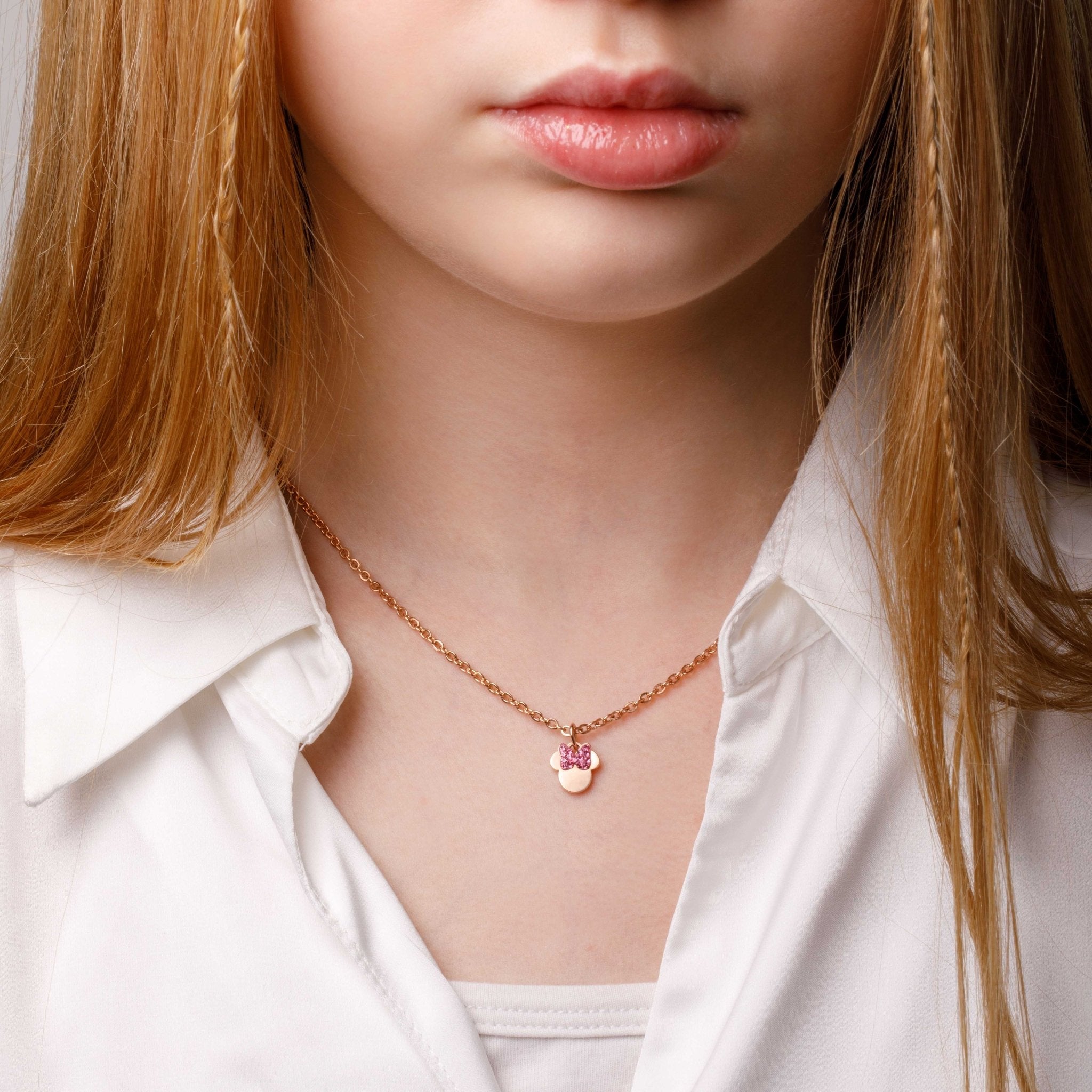 Collana Minnie con Fiocco Rosa - VitaMea - N600583PRPL - B.CS - Collana -