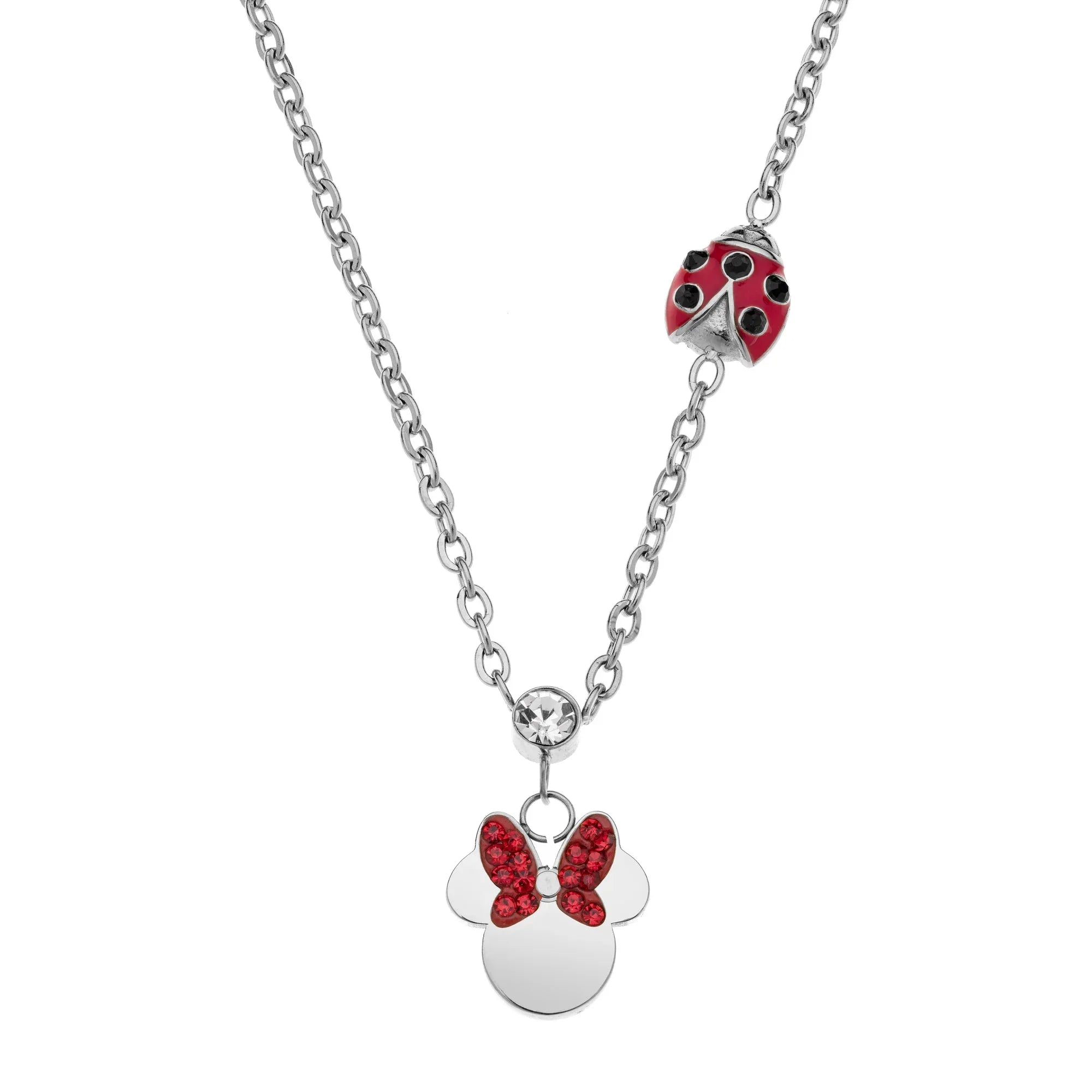 Collana Minnie e Coccinella - Argento - VitaMea