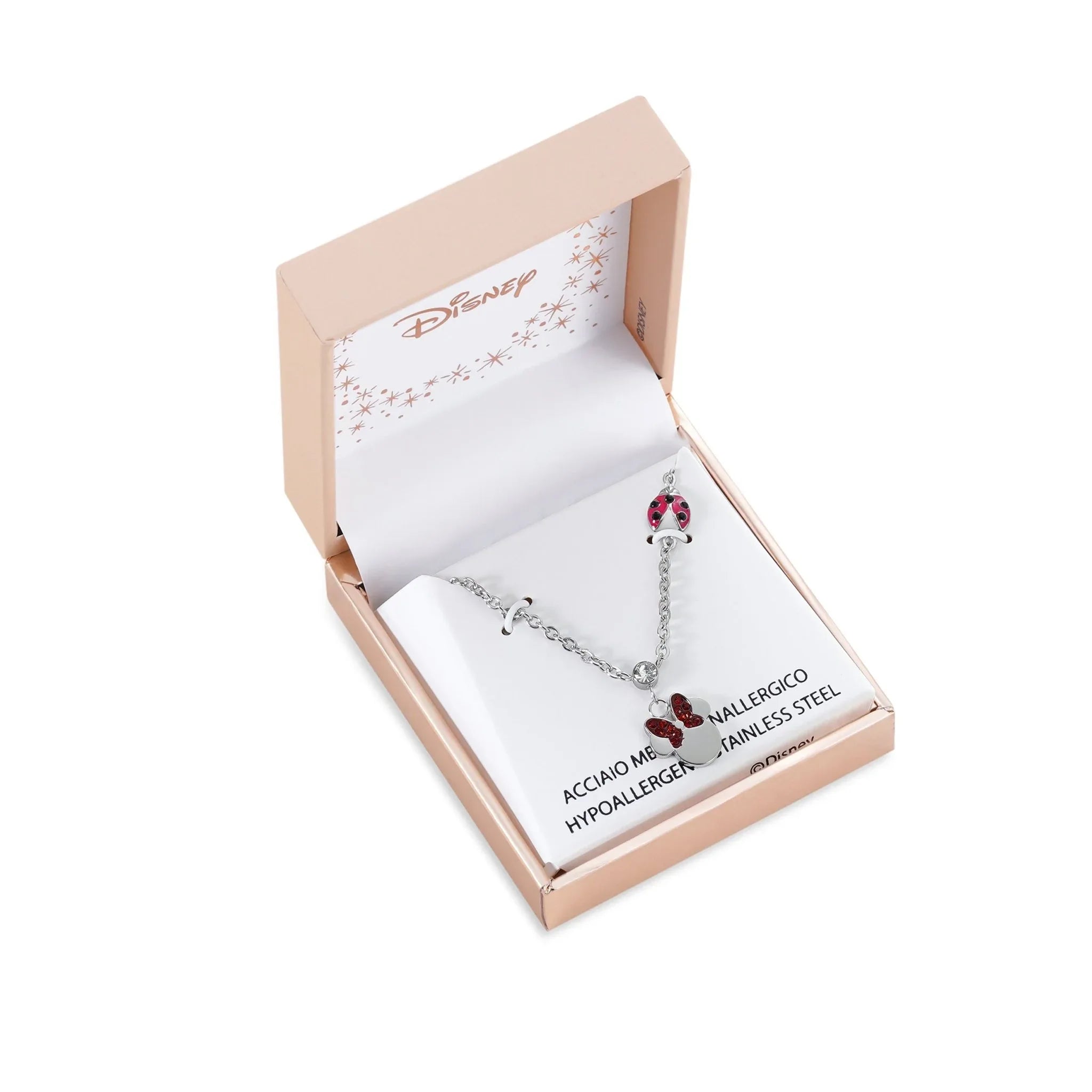 Collana Minnie e Coccinella - Argento - VitaMea