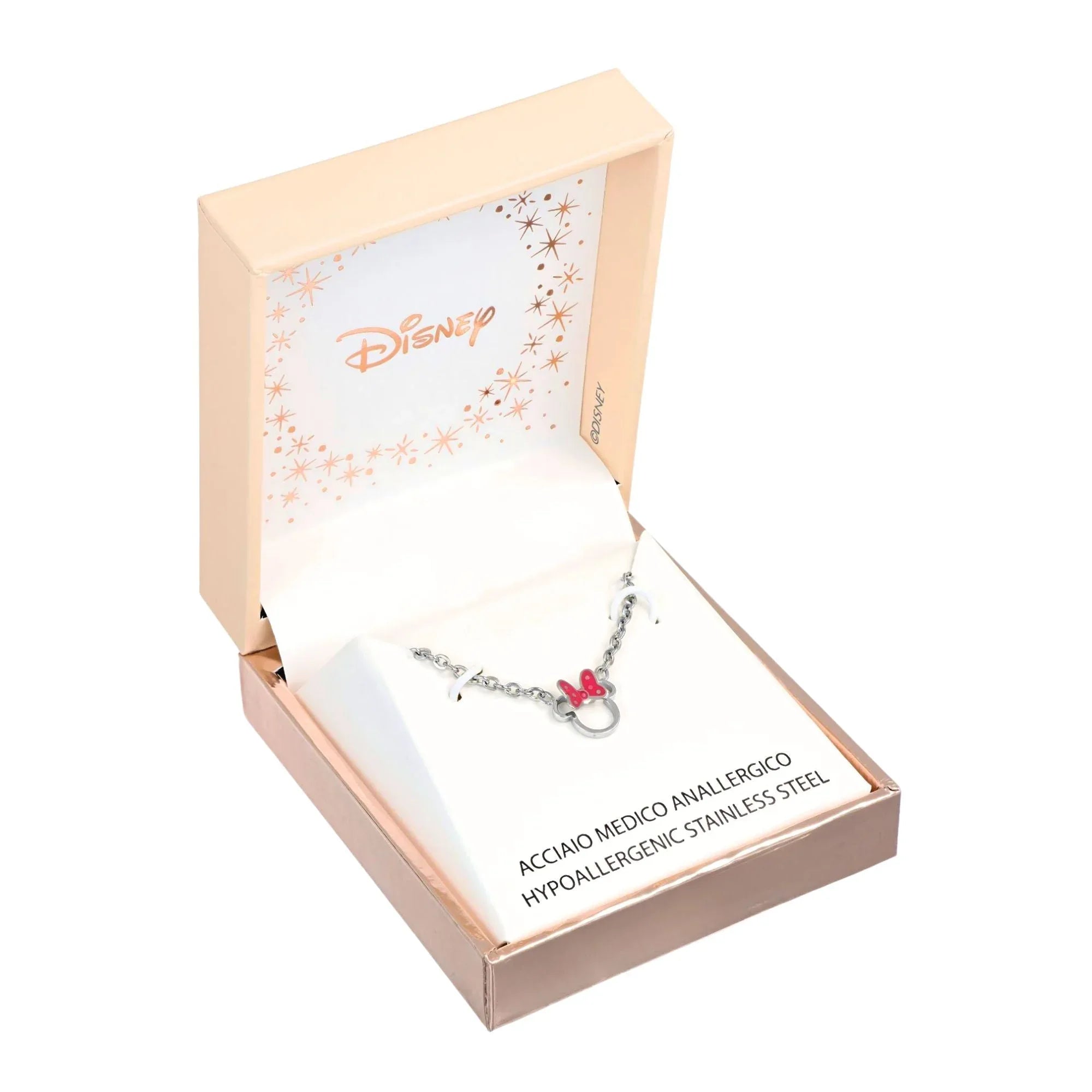 Collana Minnie Mouse - Smalto Rosso - VitaMea