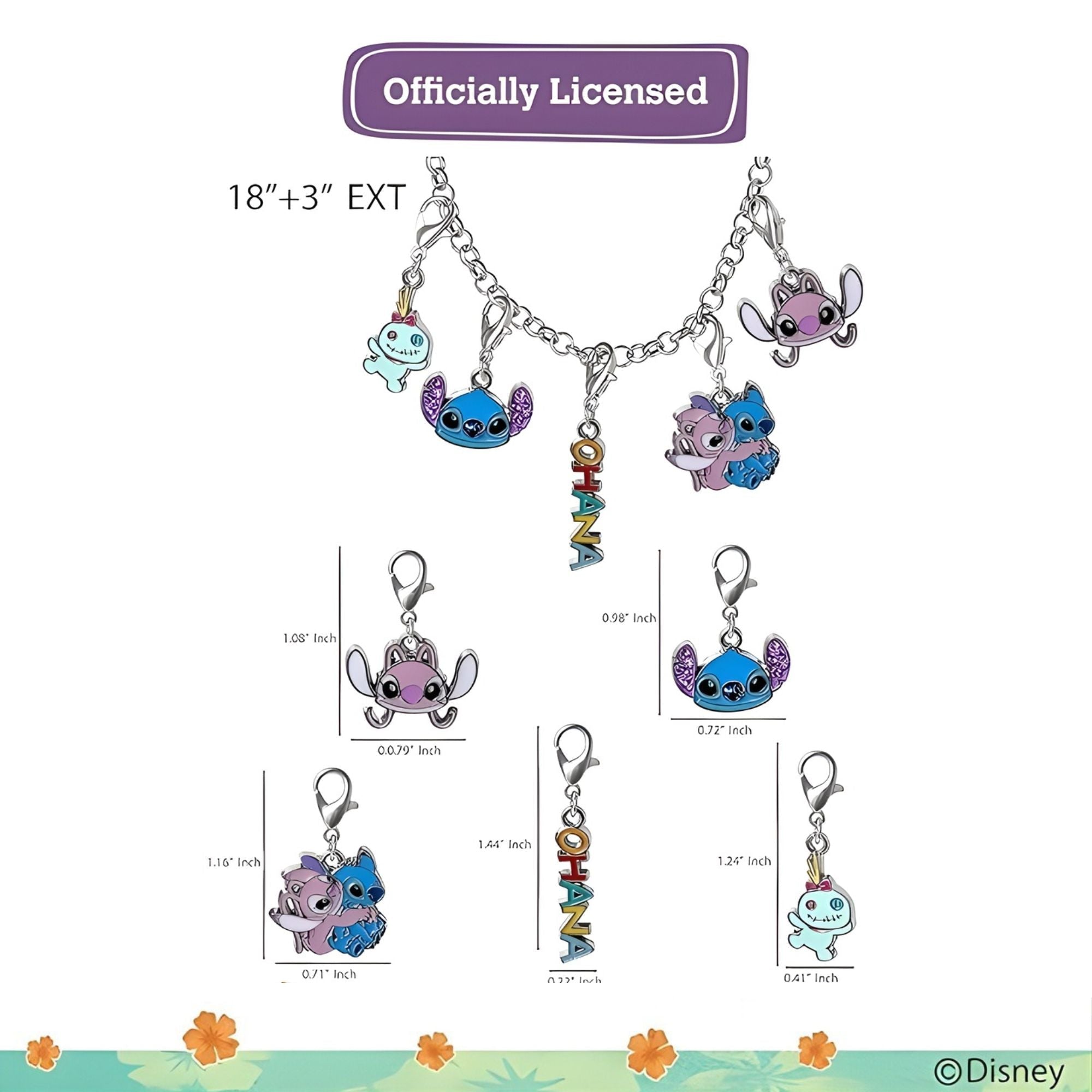 Collana Multi - Charm Stitch - Disney - VitaMea - SH01325RL.CS - Collana -