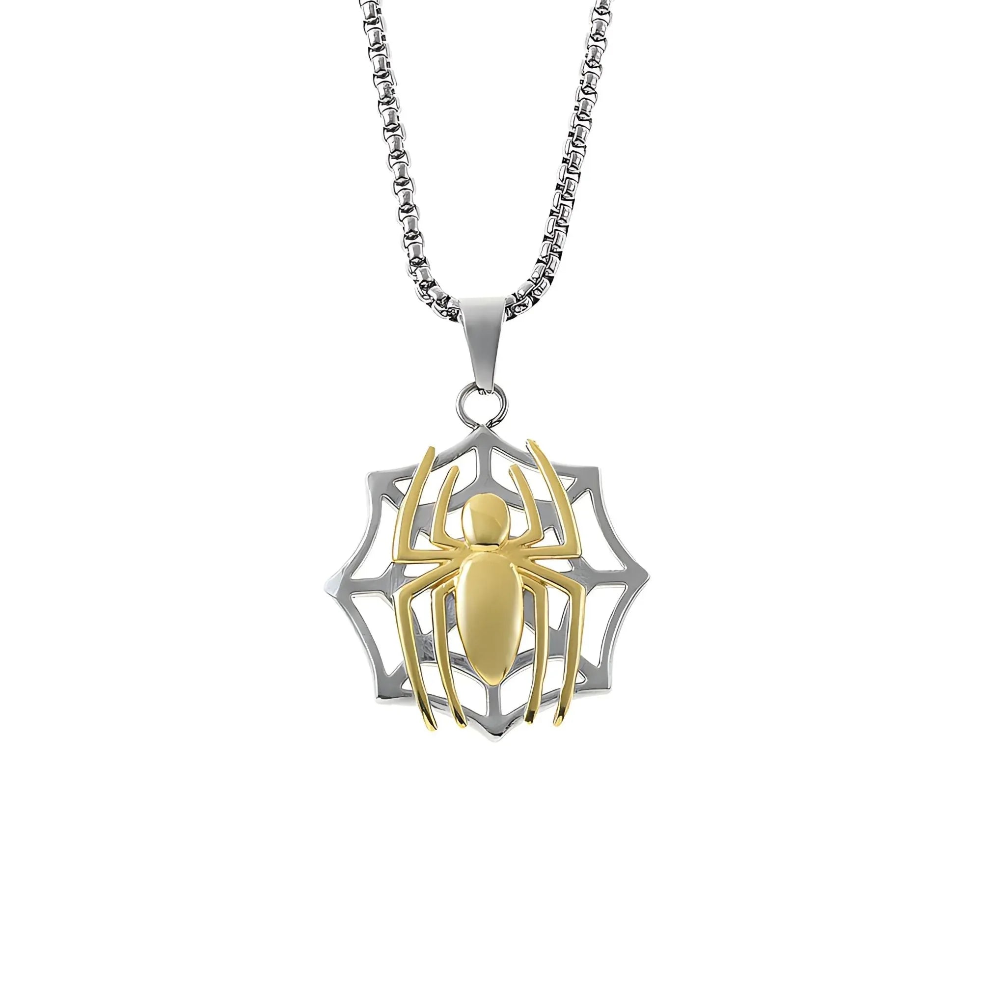Collana Spider Man - Ragno Dorato - VitaMea