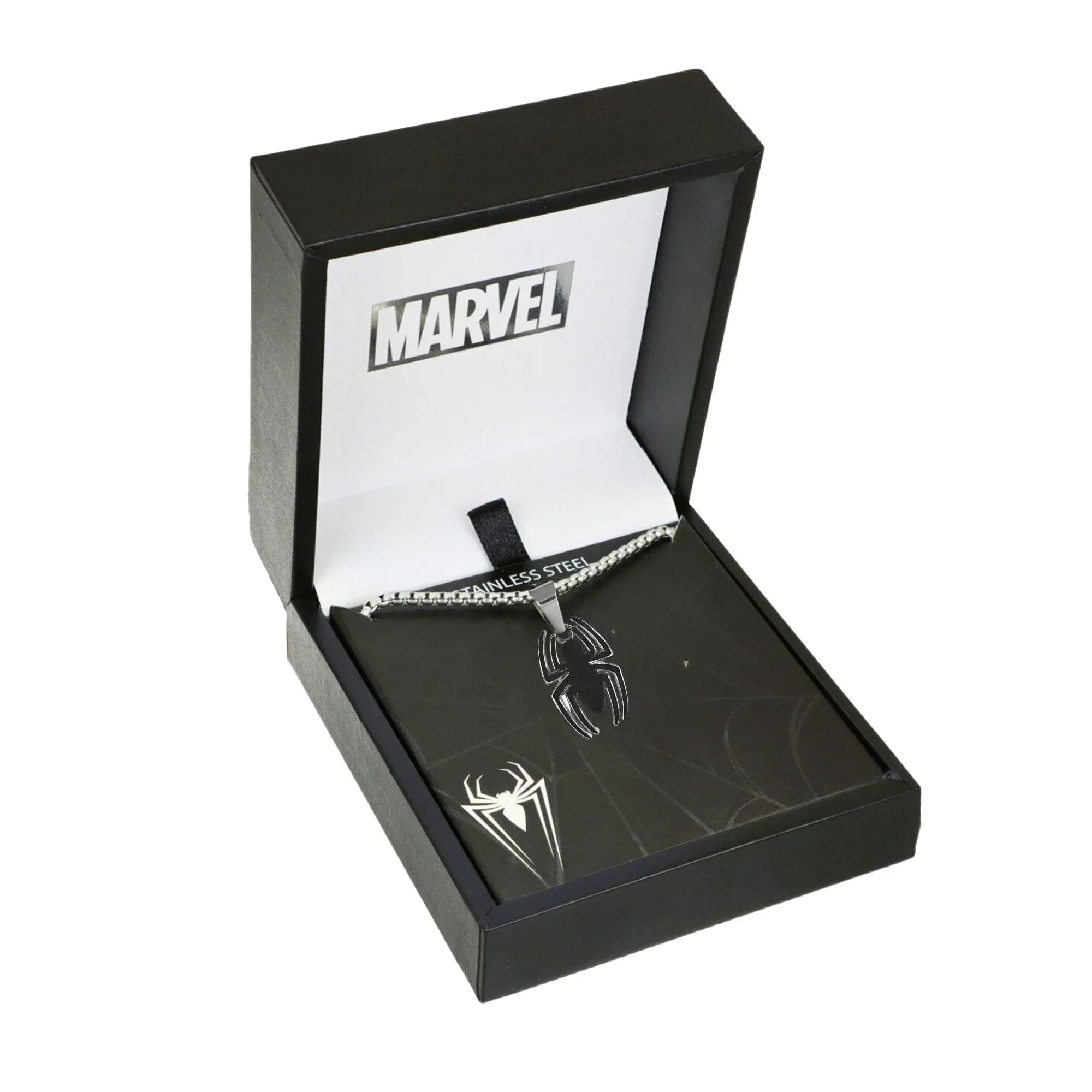 Collana Spider Man - Smalto Nero - VitaMea