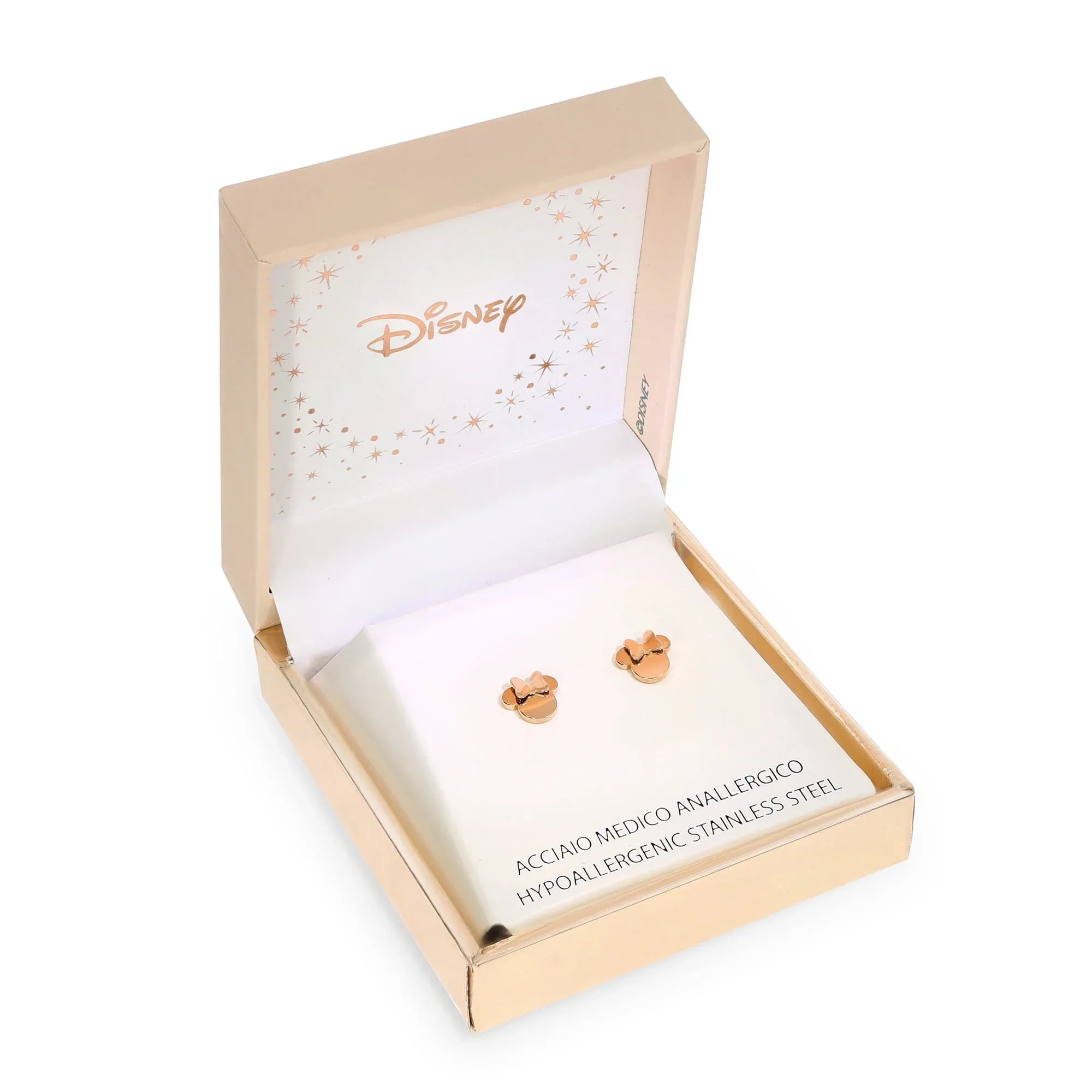 Orecchini Minnie - Oro Rosato bow silhouette - VitaMea