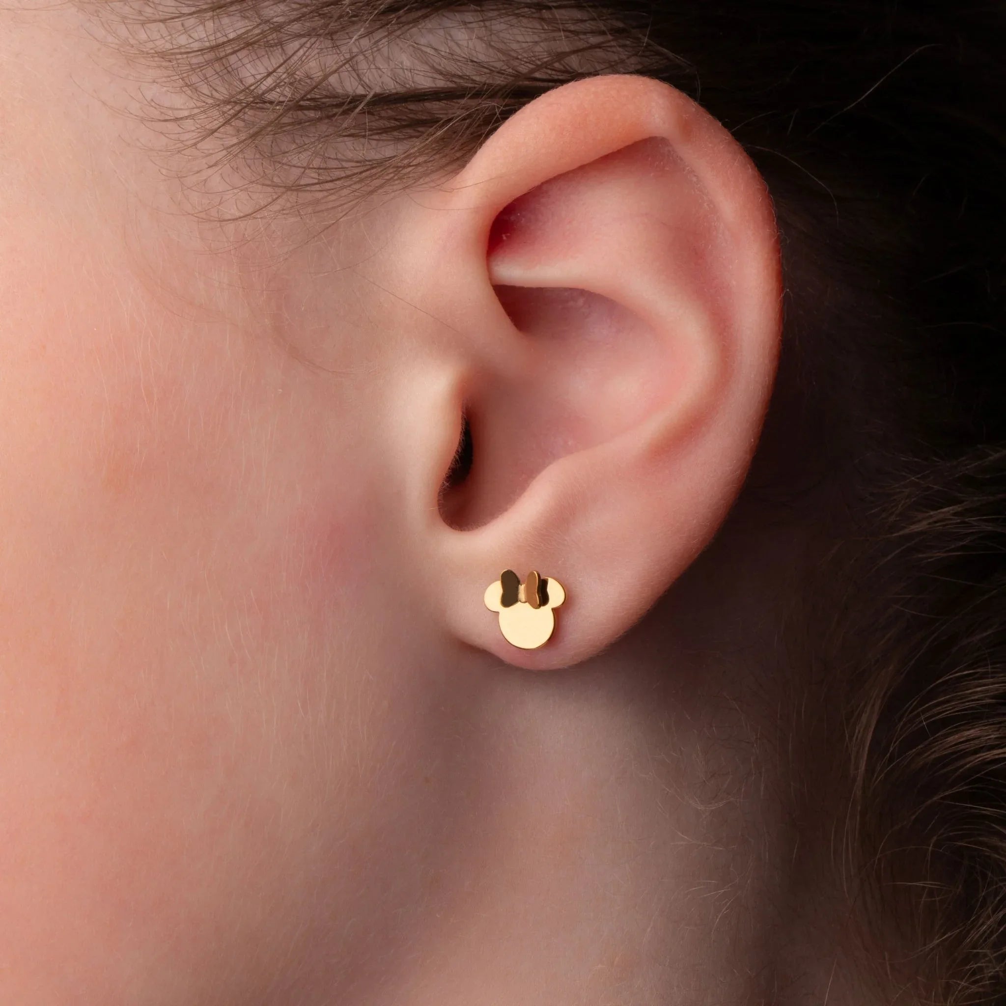 Orecchini Minnie - Oro bow silhouette - VitaMea