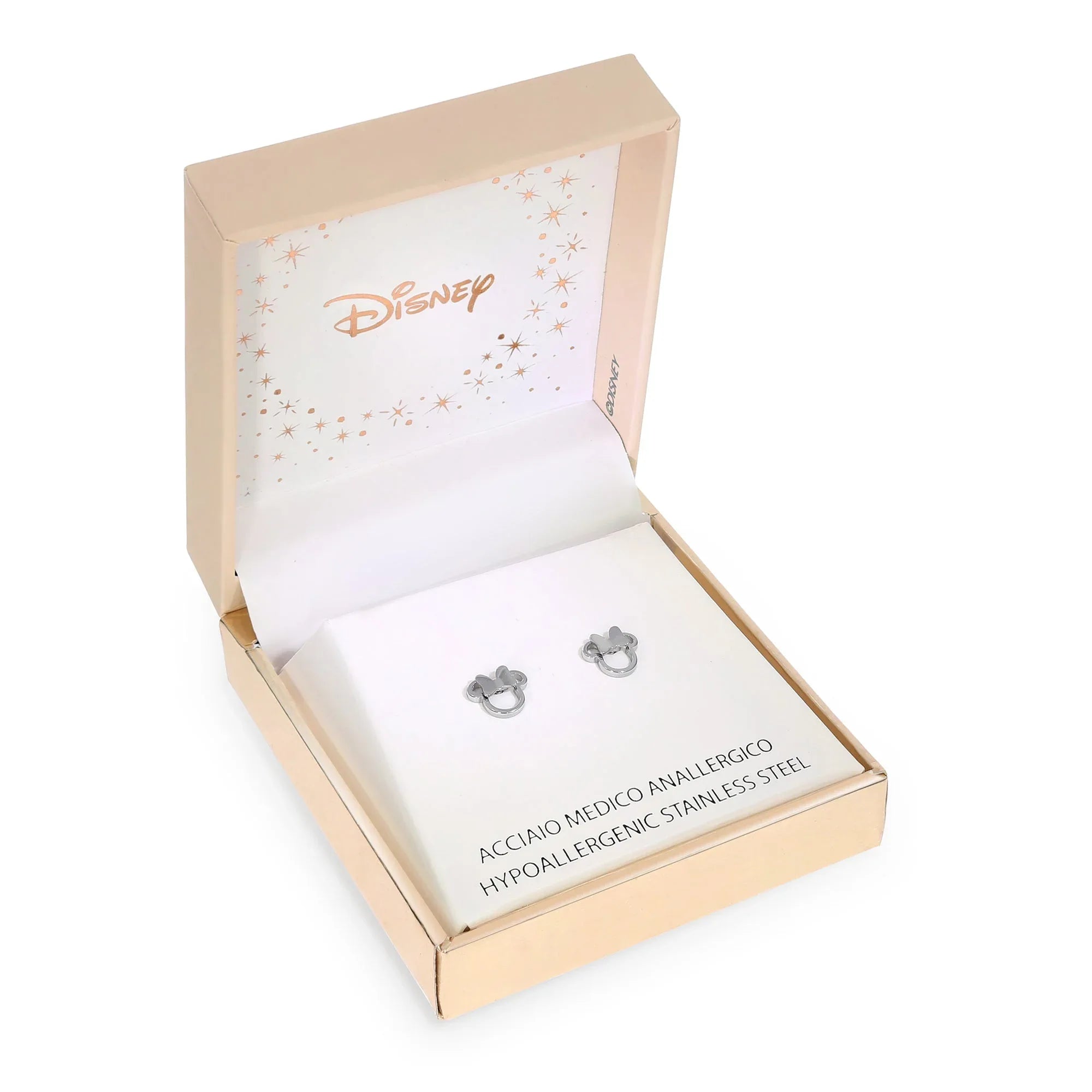 Orecchini Minnie - Argento Bow Silhouette - design cavo - VitaMea