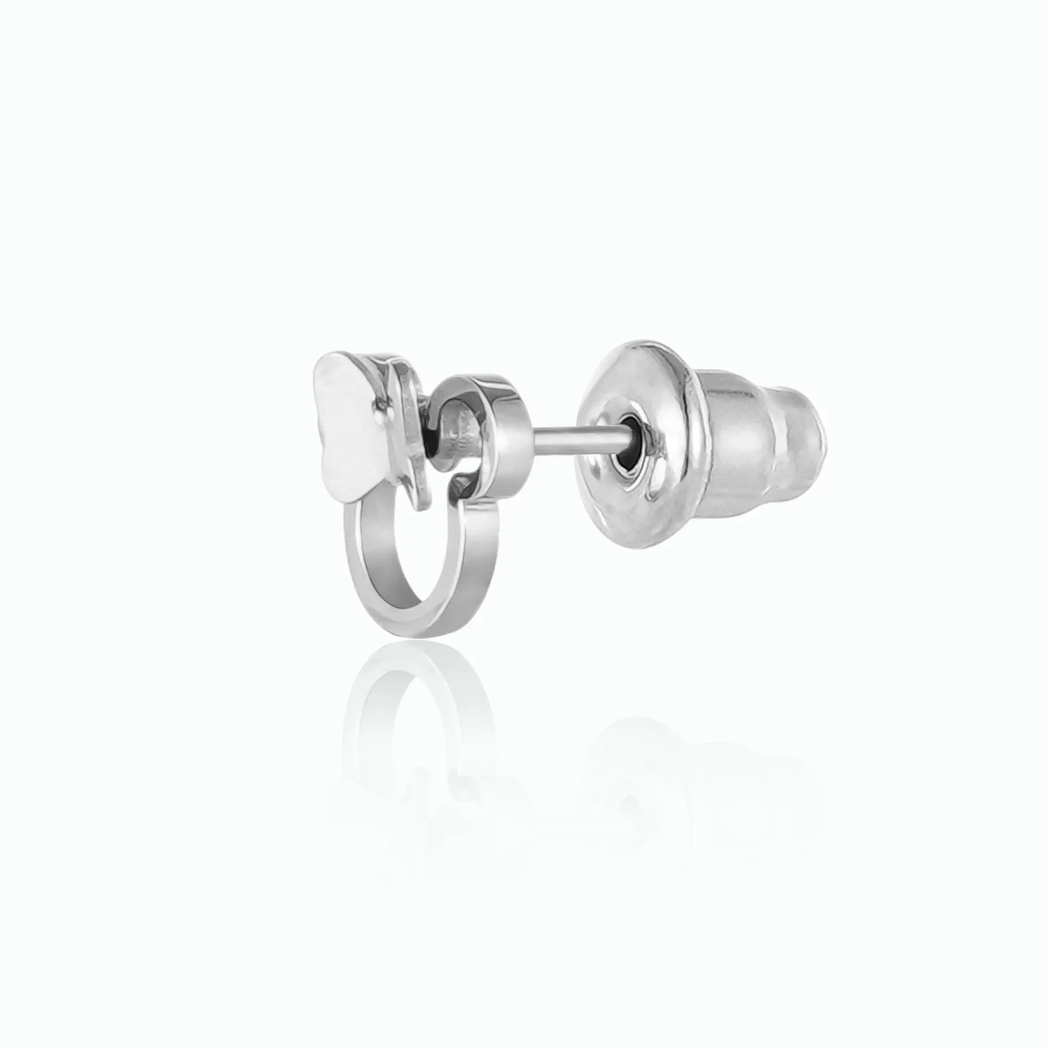 Orecchini Minnie - Argento Bow Silhouette - design cavo - VitaMea