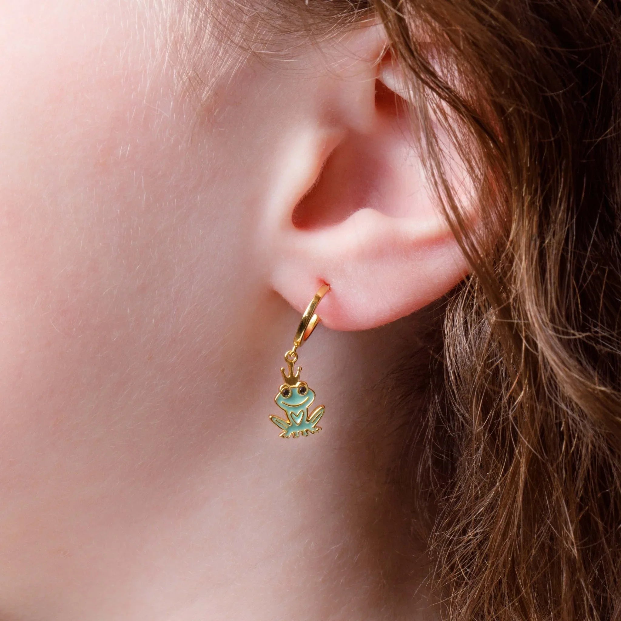 Orecchini Ranocchio & Fiore di Loto - VitaMea