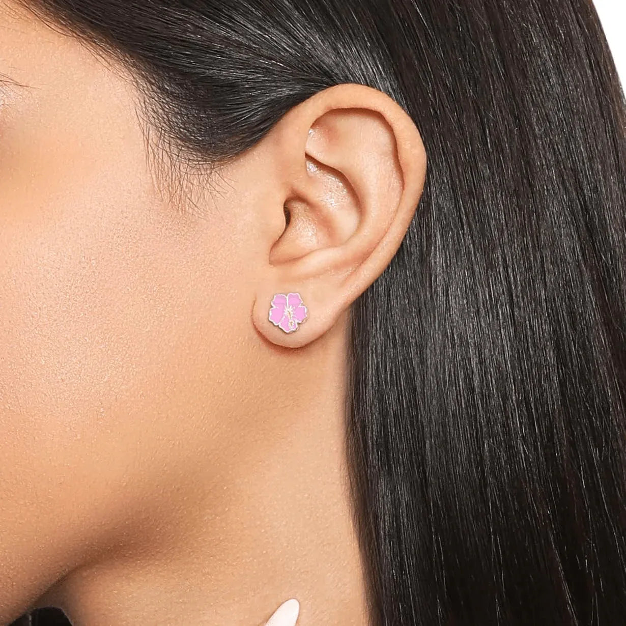 Orecchini Stitch & Fiore Aloha - VitaMea