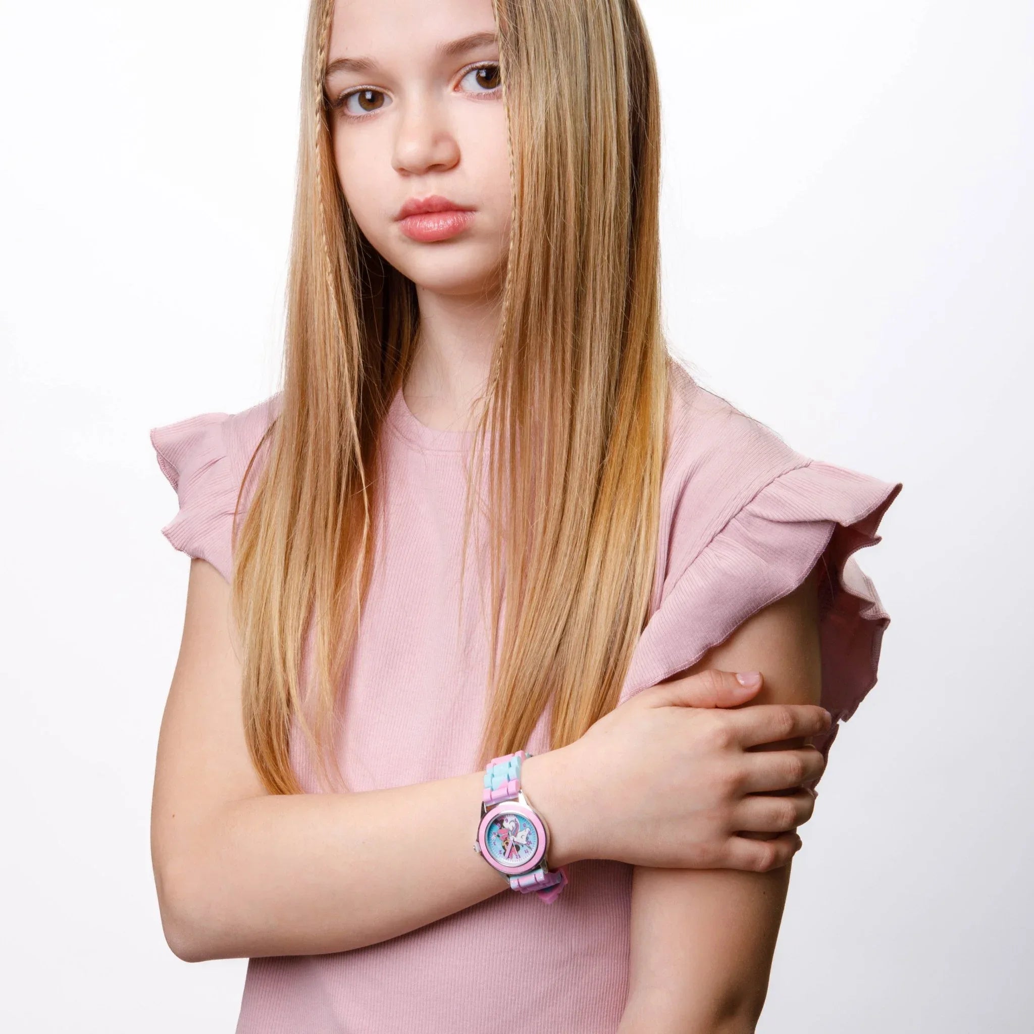 Orologio Time Teacher Minnie - Rosa, Blu - VitaMea