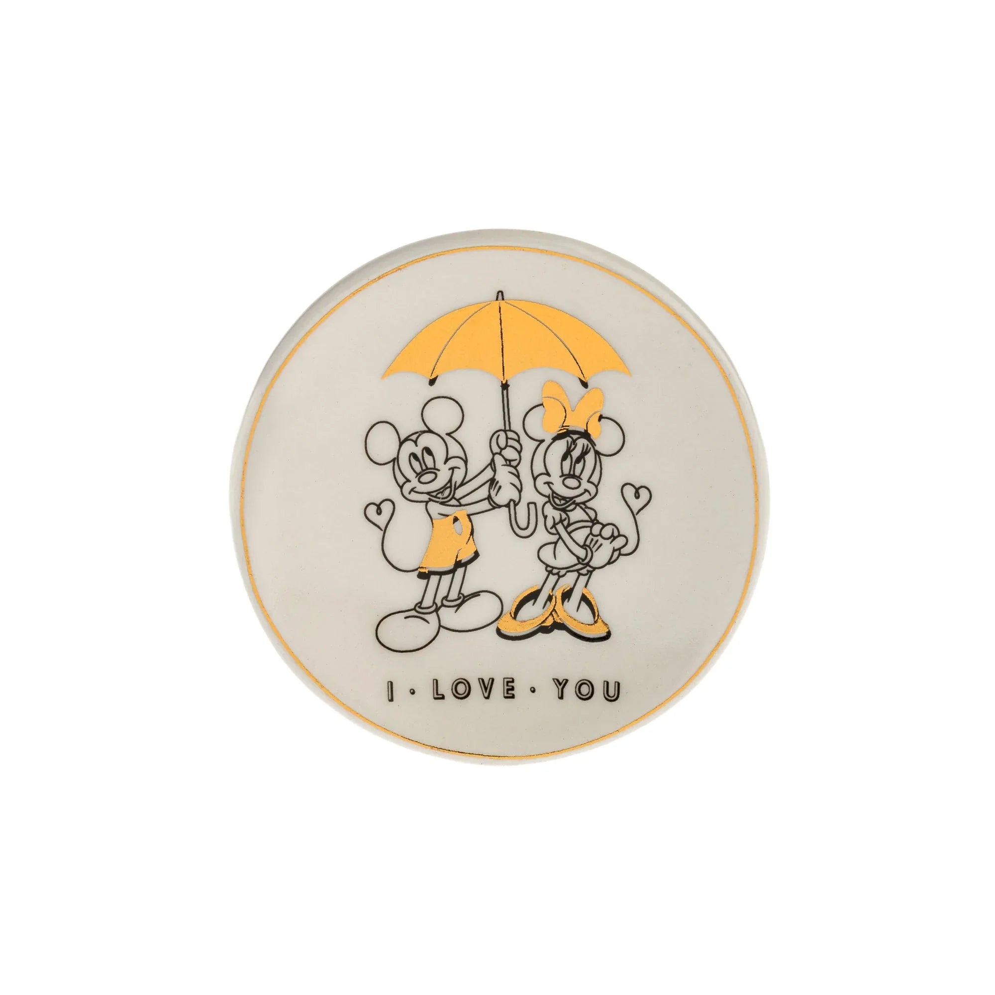 Piattino Portagioie Mickey & Minnie - Sotto lo Stesso Ombrello - VitaMea
