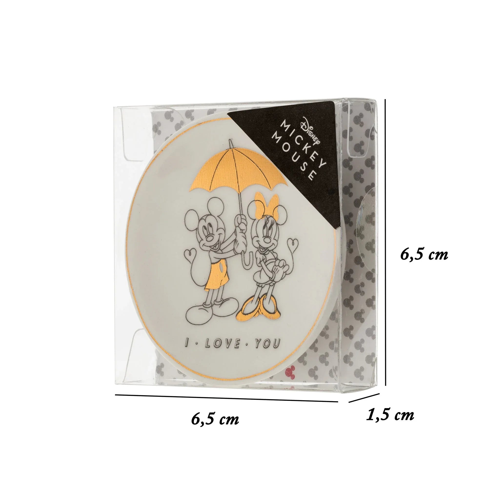 Piattino Portagioie Mickey & Minnie - Sotto lo Stesso Ombrello - VitaMea