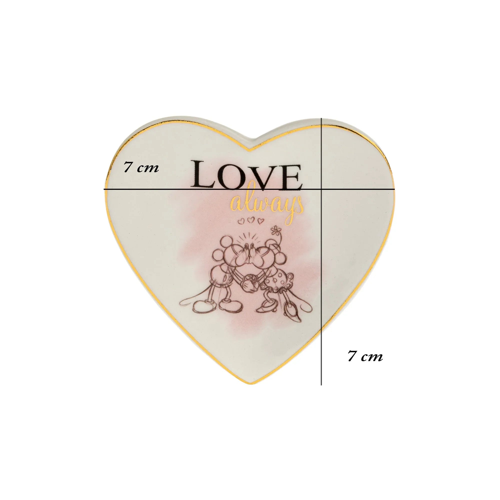 Piattino Portagioie Mickey & Minnie "Always Love" - VitaMea