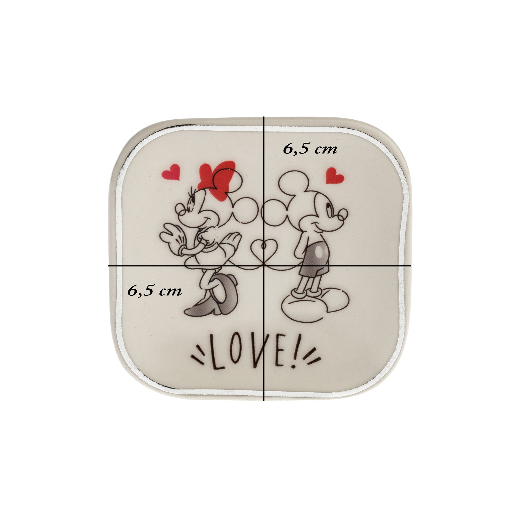 Piattino Portagioie Mickey & Minnie LOVE - VitaMea - VC700249L.CS - Accessori -