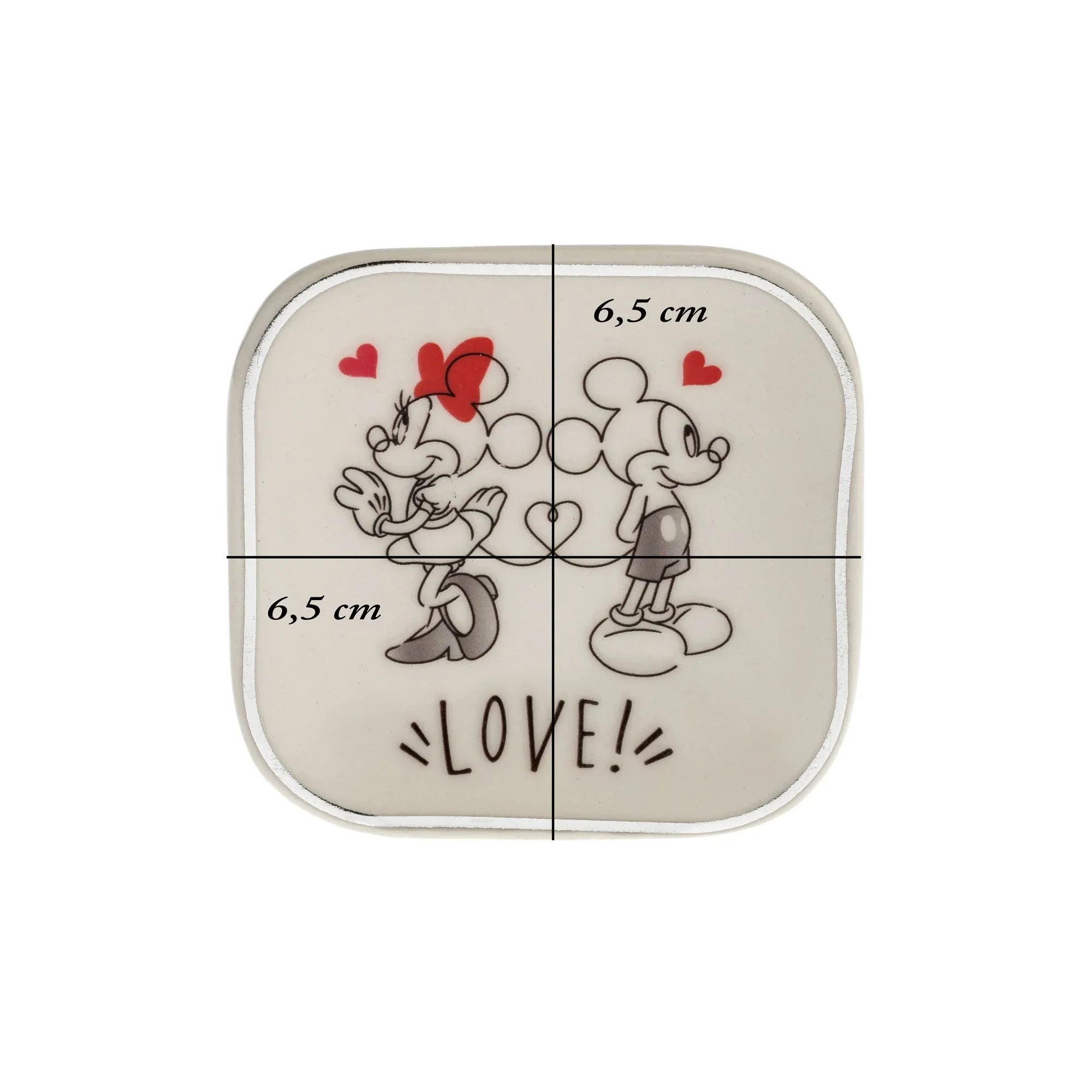 Piattino Portagioie Mickey & Minnie LOVE - VitaMea