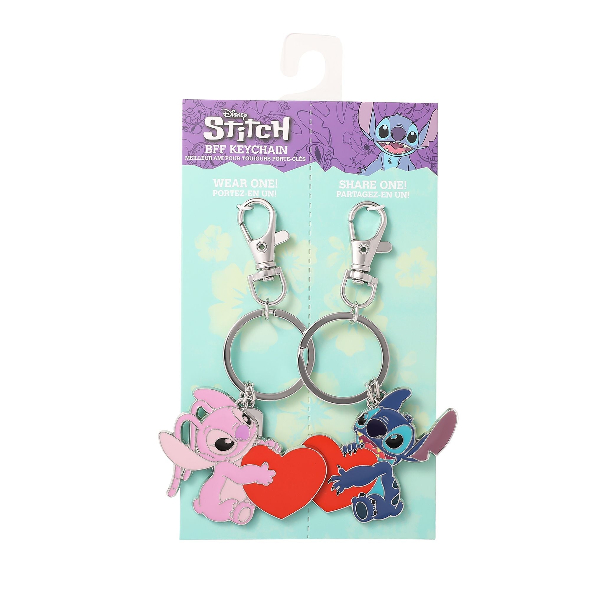 Set 2 Portachiavi BFF Stitch & Angel - VitaMea - GH00271RL.CS - Accessori -