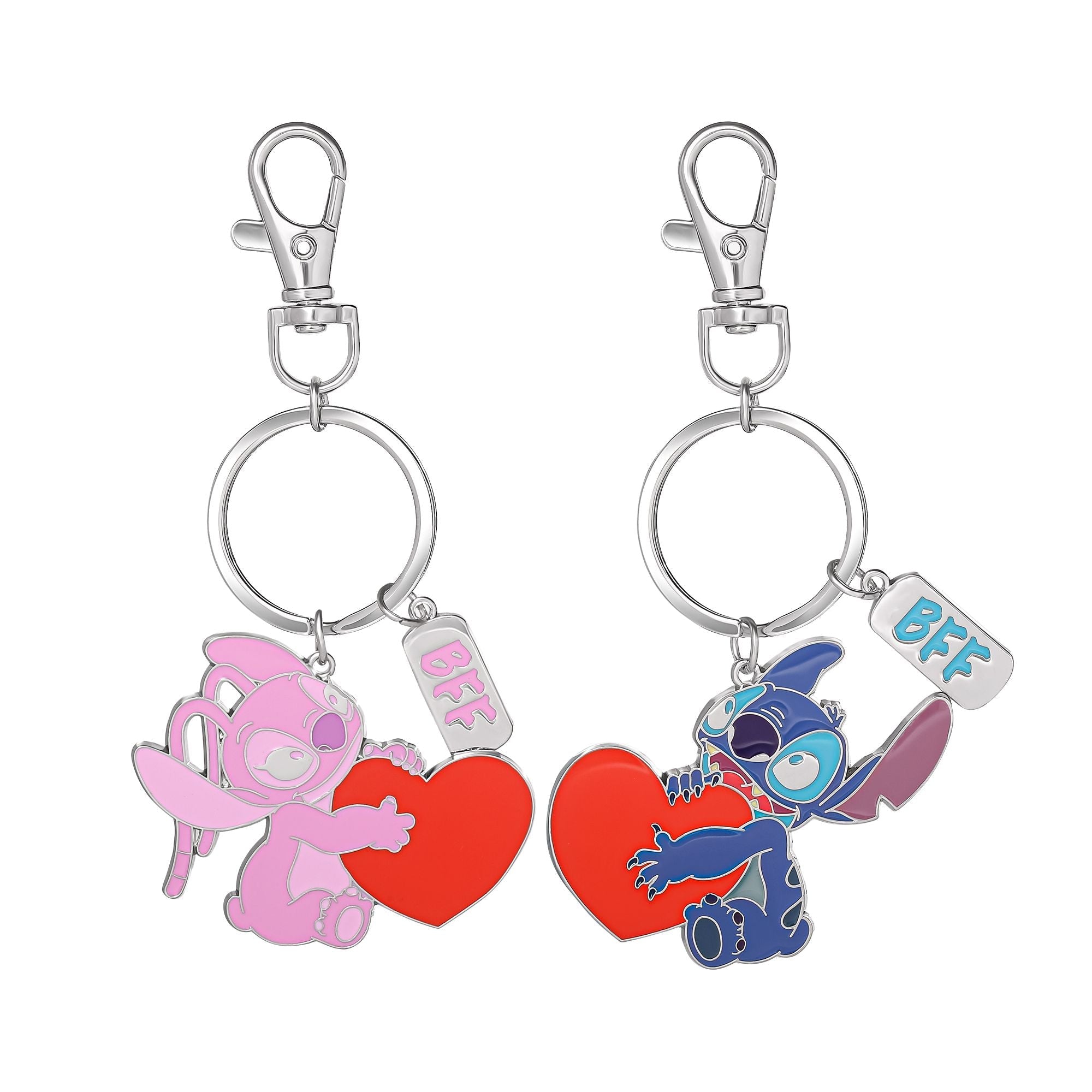 Set 2 Portachiavi BFF Stitch & Angel - VitaMea - GH00271RL.CS - Accessori -