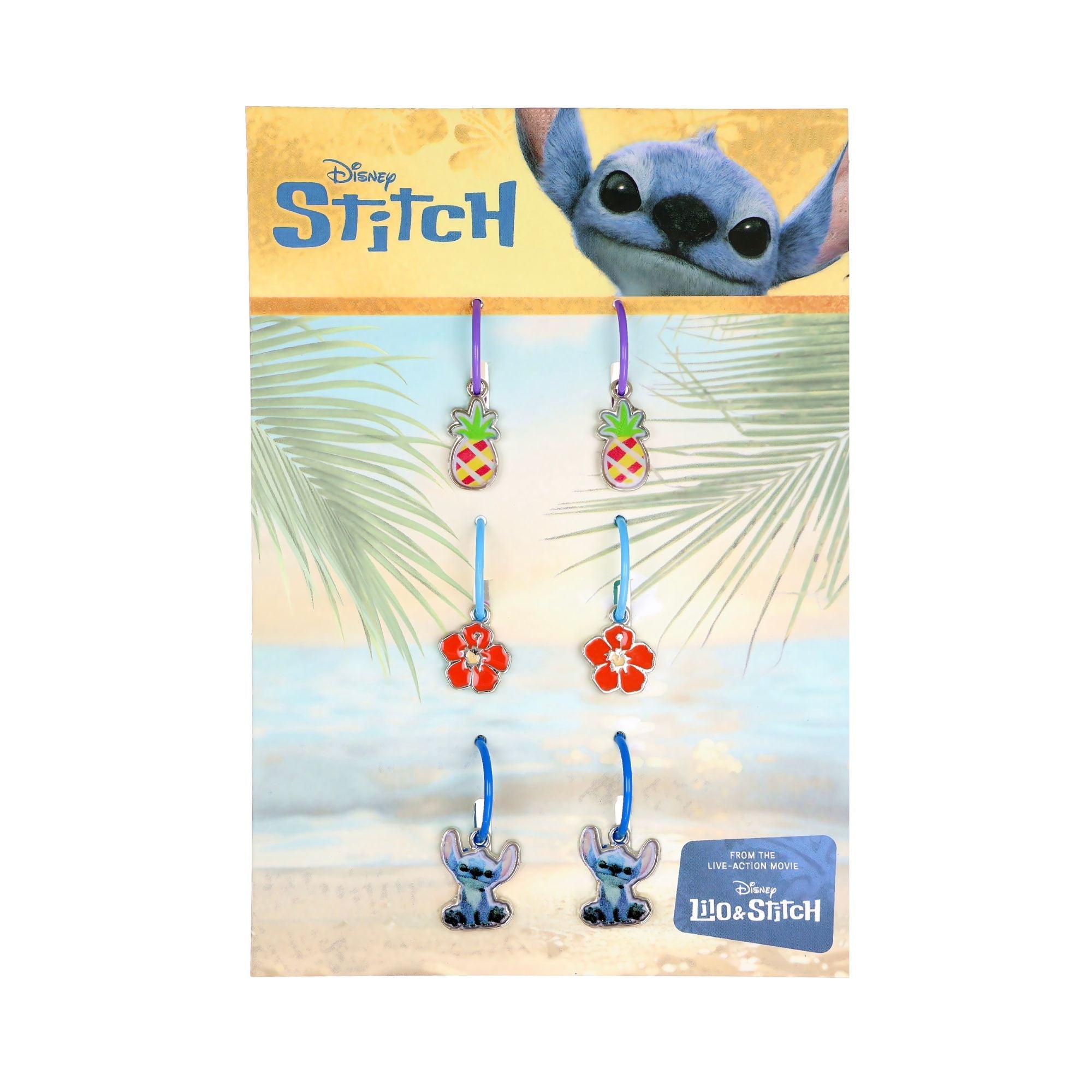 Set 3 Paia Orecchini Stitch Tropical - Disney - VitaMea - SH01511RL.CS - Orecchini -