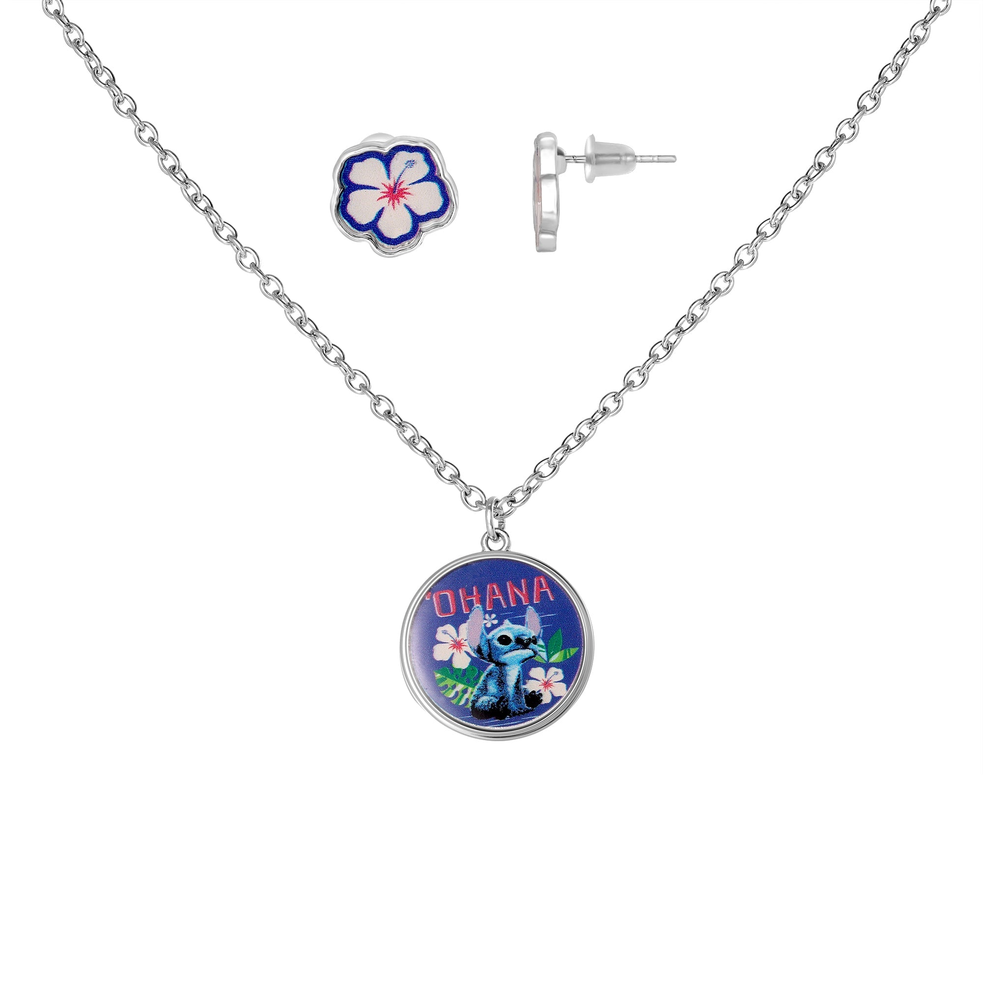 Set Collana e Orecchini Stitch - Disney - VitaMea - SH01515RL.CS - Collana -