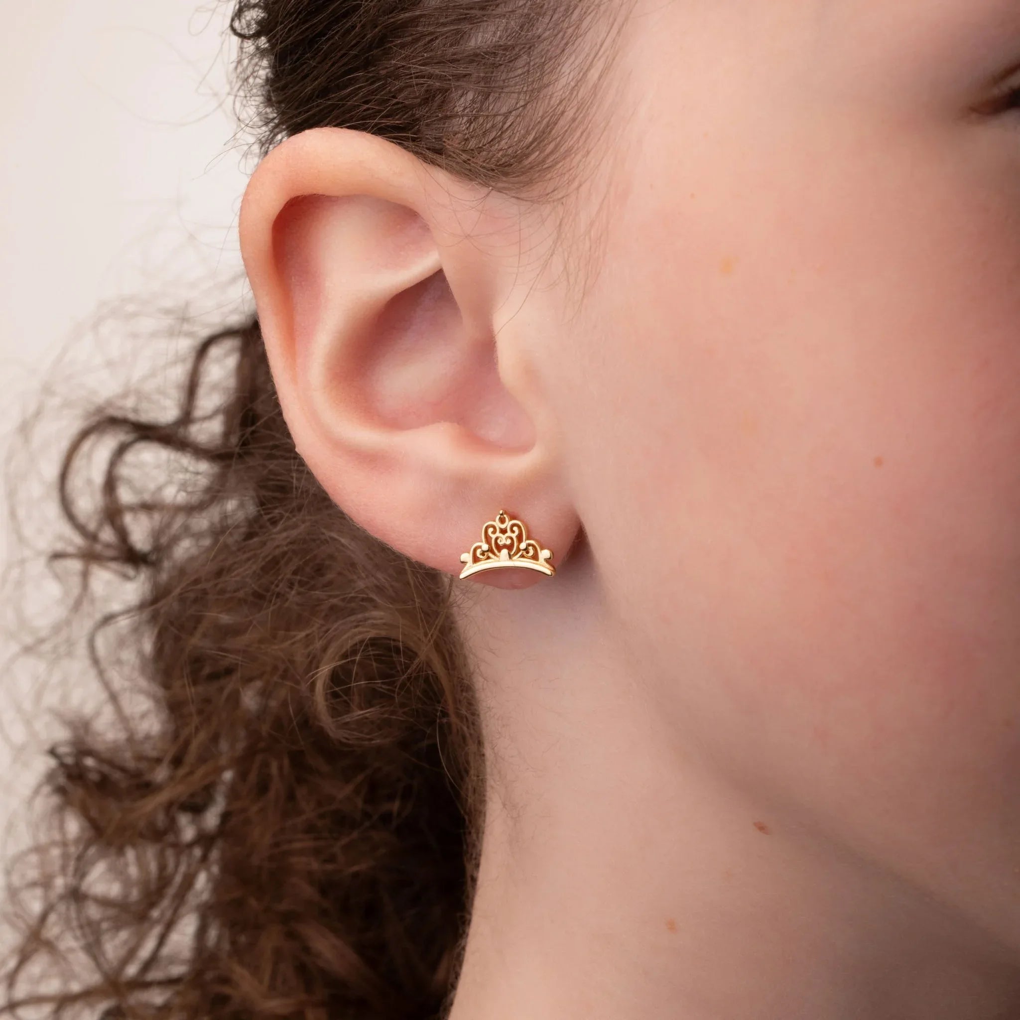 Set Orecchini Corona di Cenerentola - Oro, Viola - VitaMea