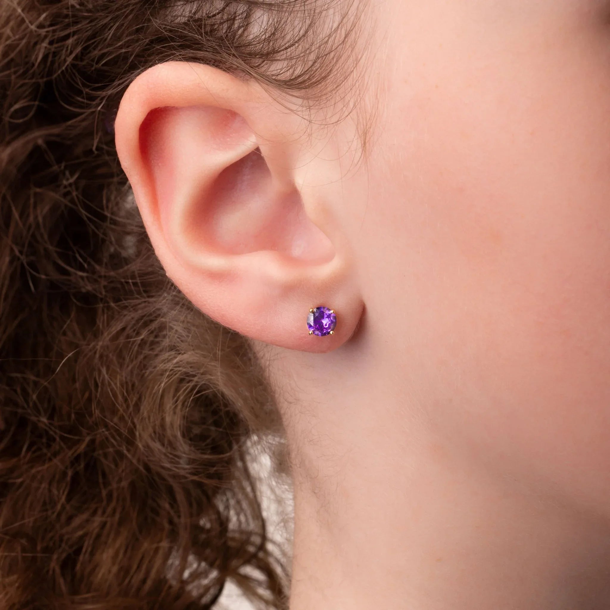 Set Orecchini Corona di Cenerentola - Oro, Viola - VitaMea