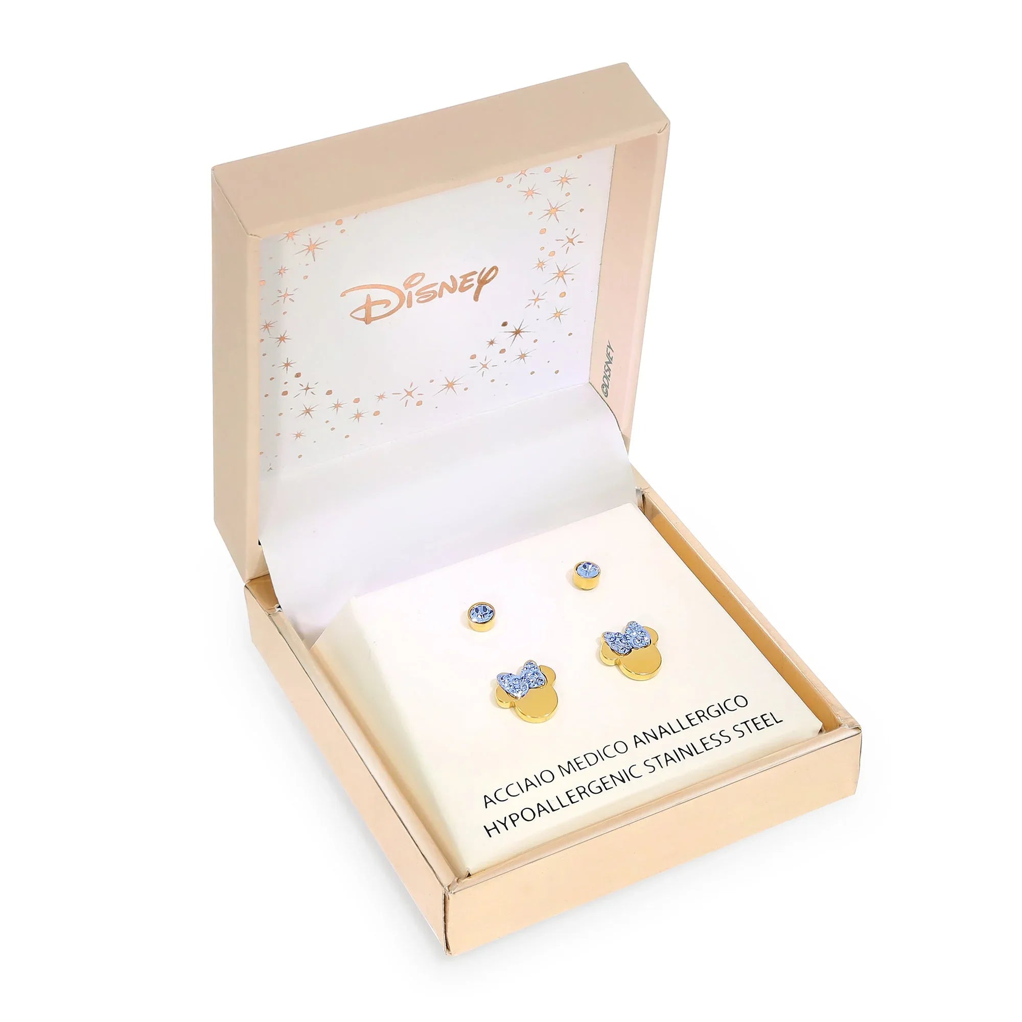 Set Orecchini Minnie Blue Gold - VitaMea