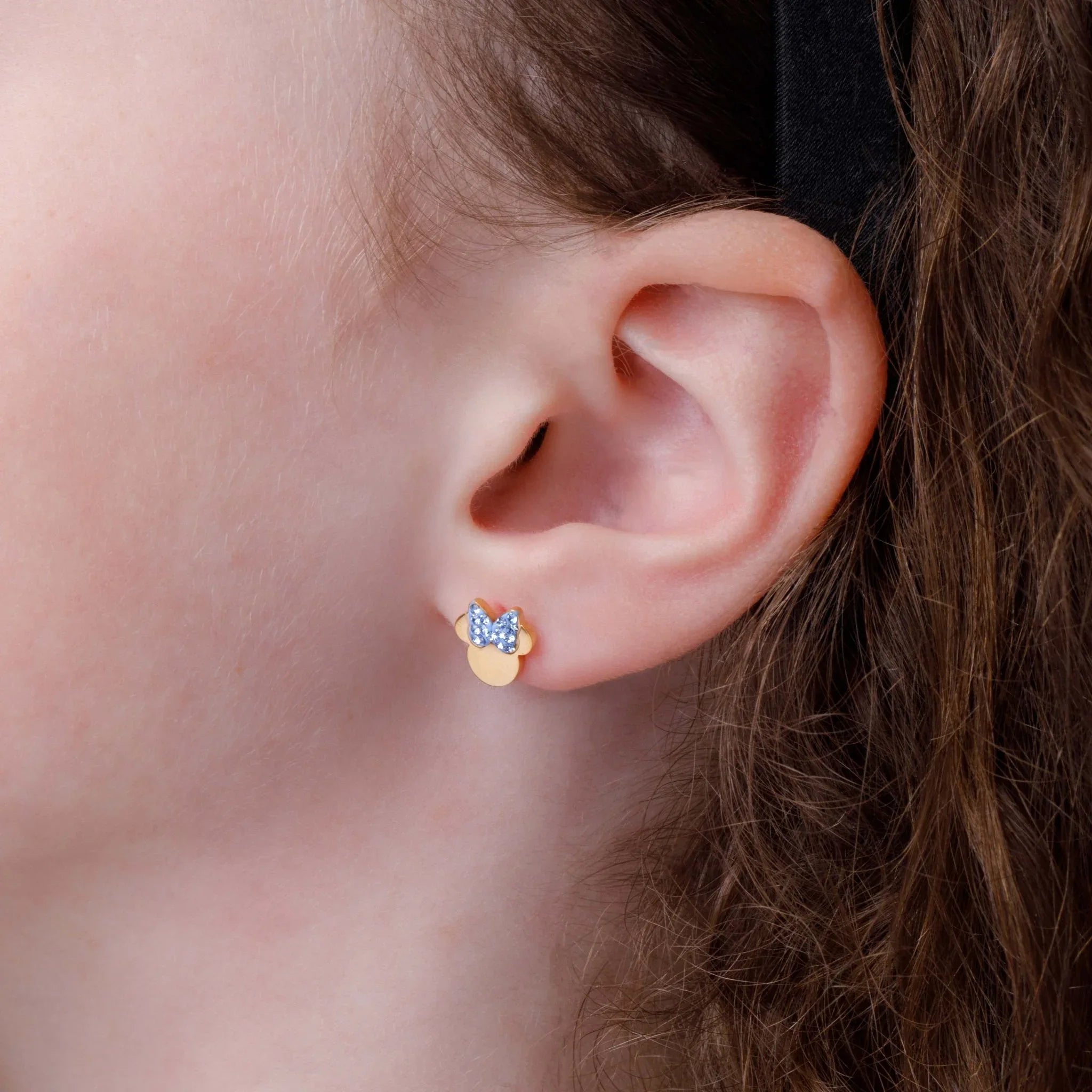 Set Orecchini Minnie Blue Gold - VitaMea