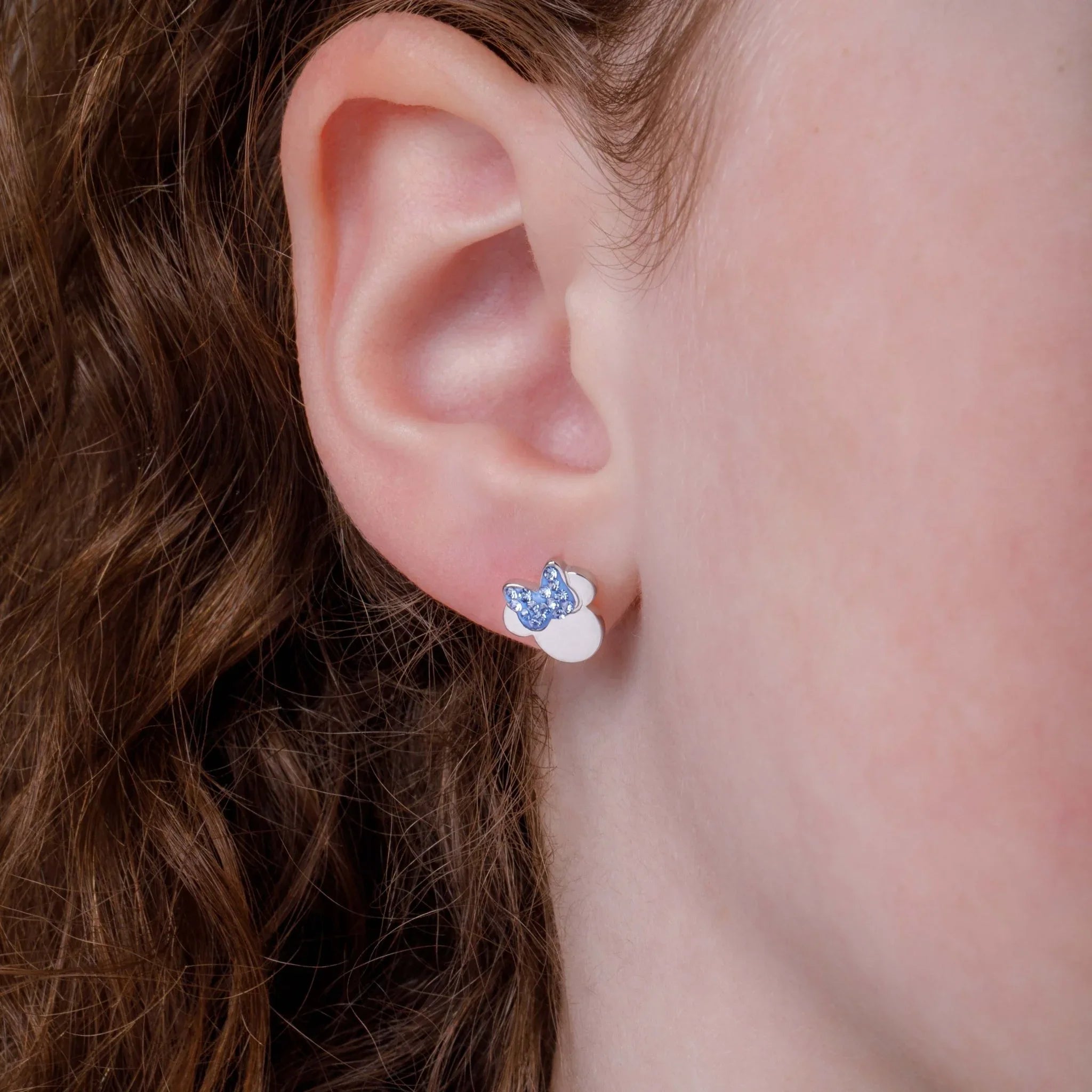 Set Orecchini Minnie Blue Silver - VitaMea