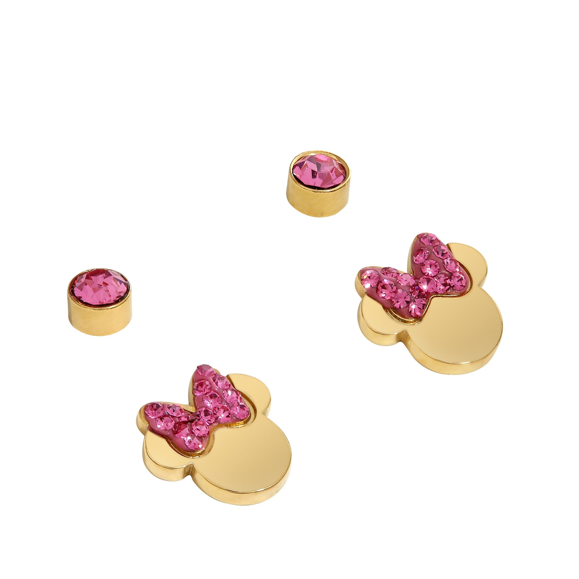 Set Orecchini Minnie Pinky Gold - VitaMea - S600149YRPL - B.CS - Orecchini -