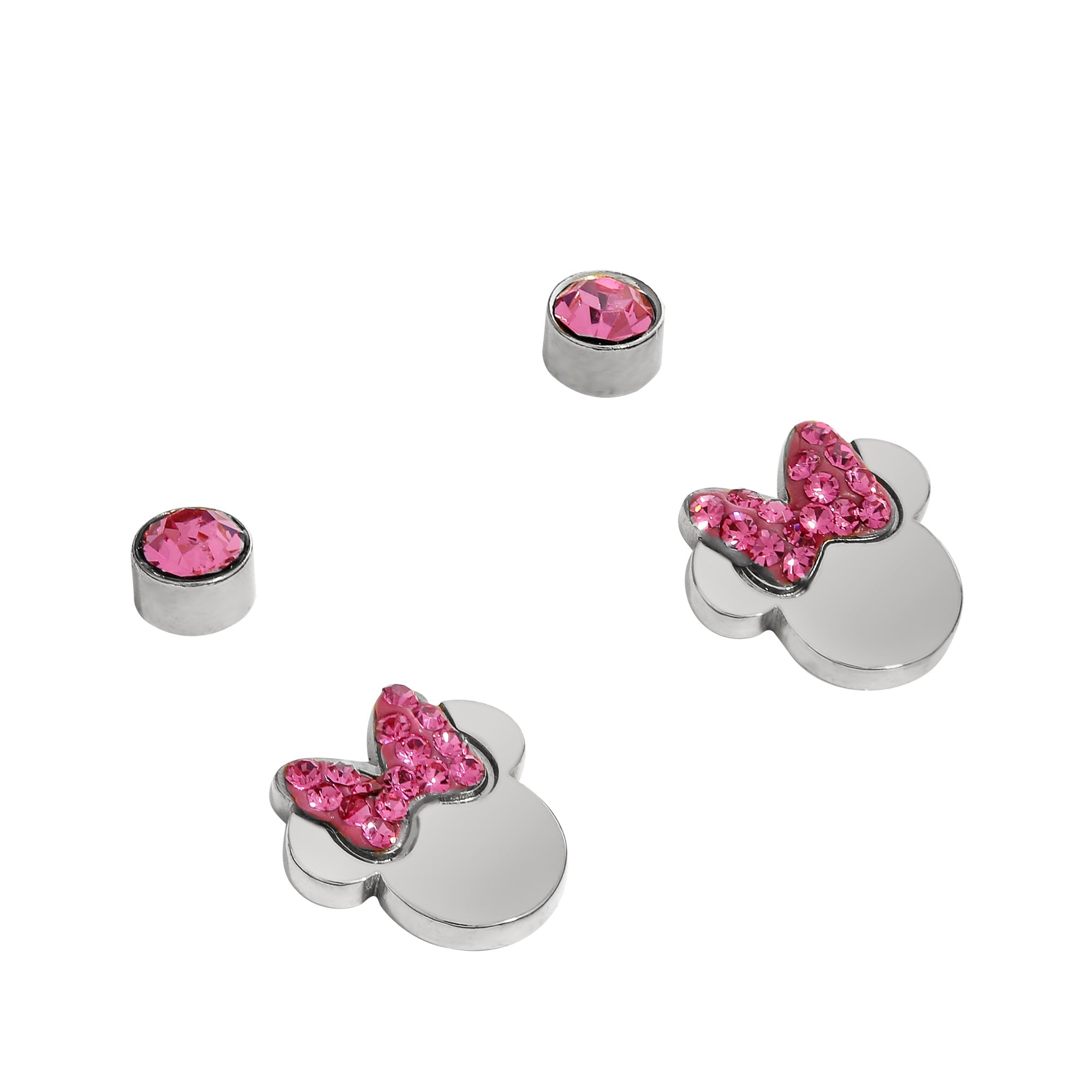 Set Orecchini Minnie Pinky Silver - VitaMea - S600149RPL - B.CS - Orecchini -