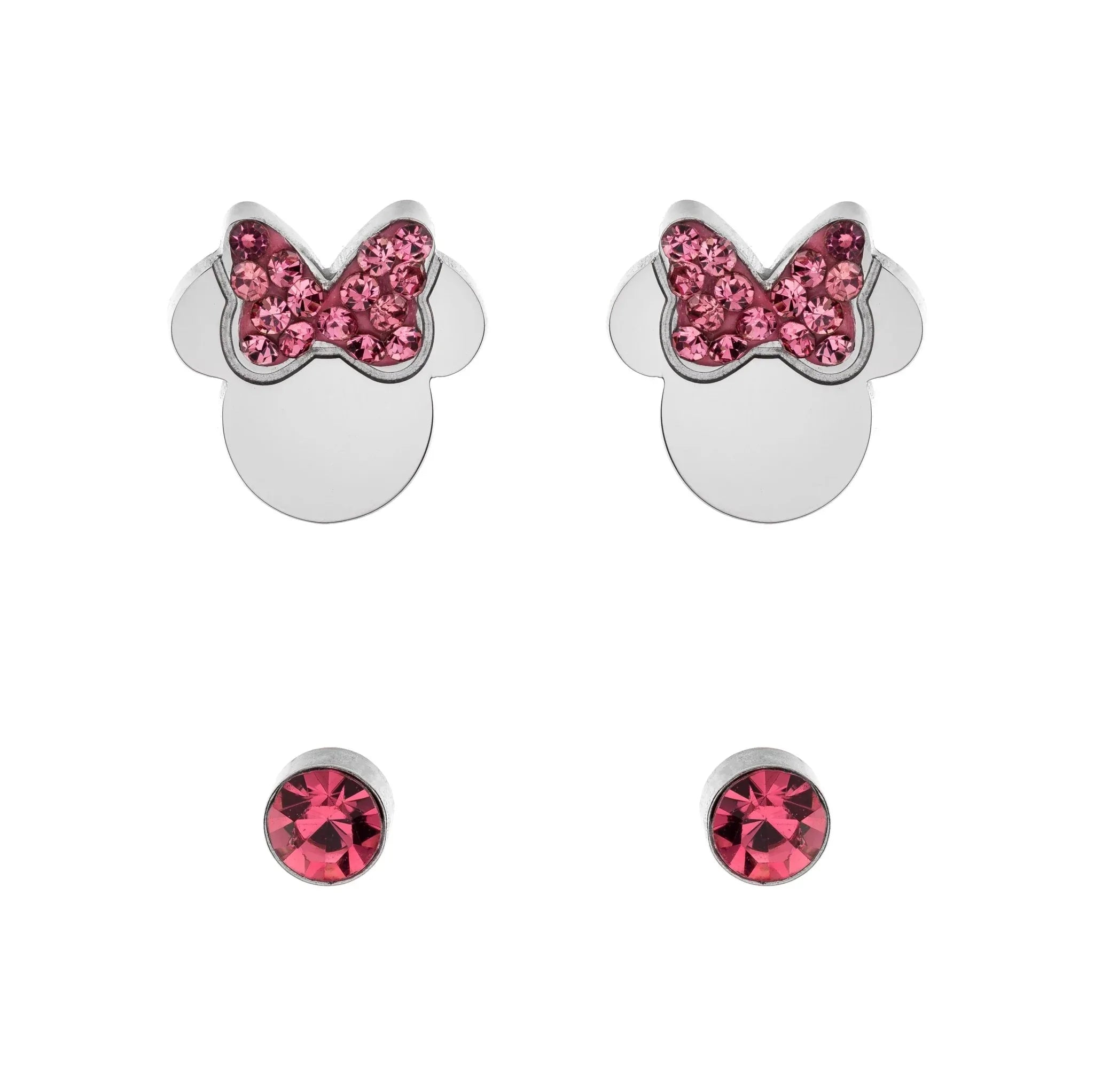 Set Orecchini Minnie Pinky Silver - VitaMea