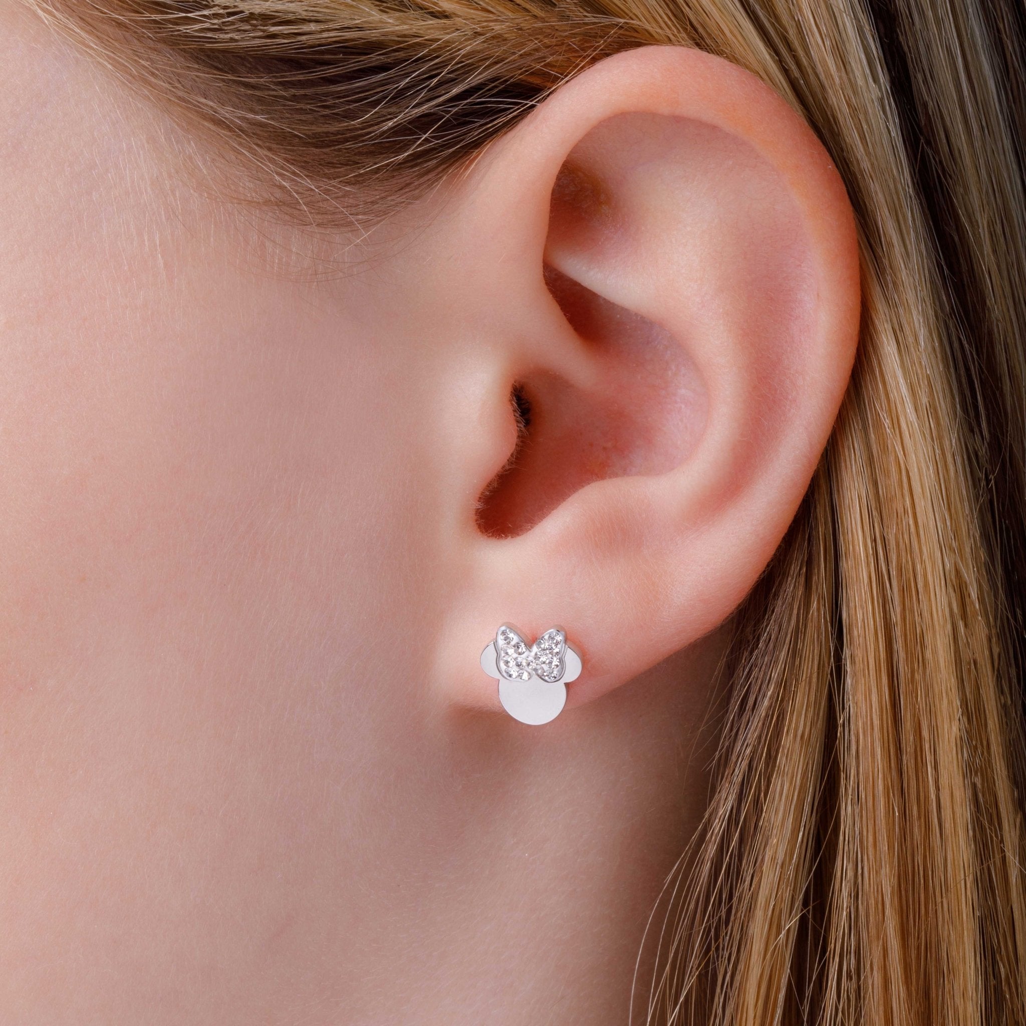 Set Orecchini Minnie White Silver - VitaMea - S600149RWL - B.CS - Orecchini -