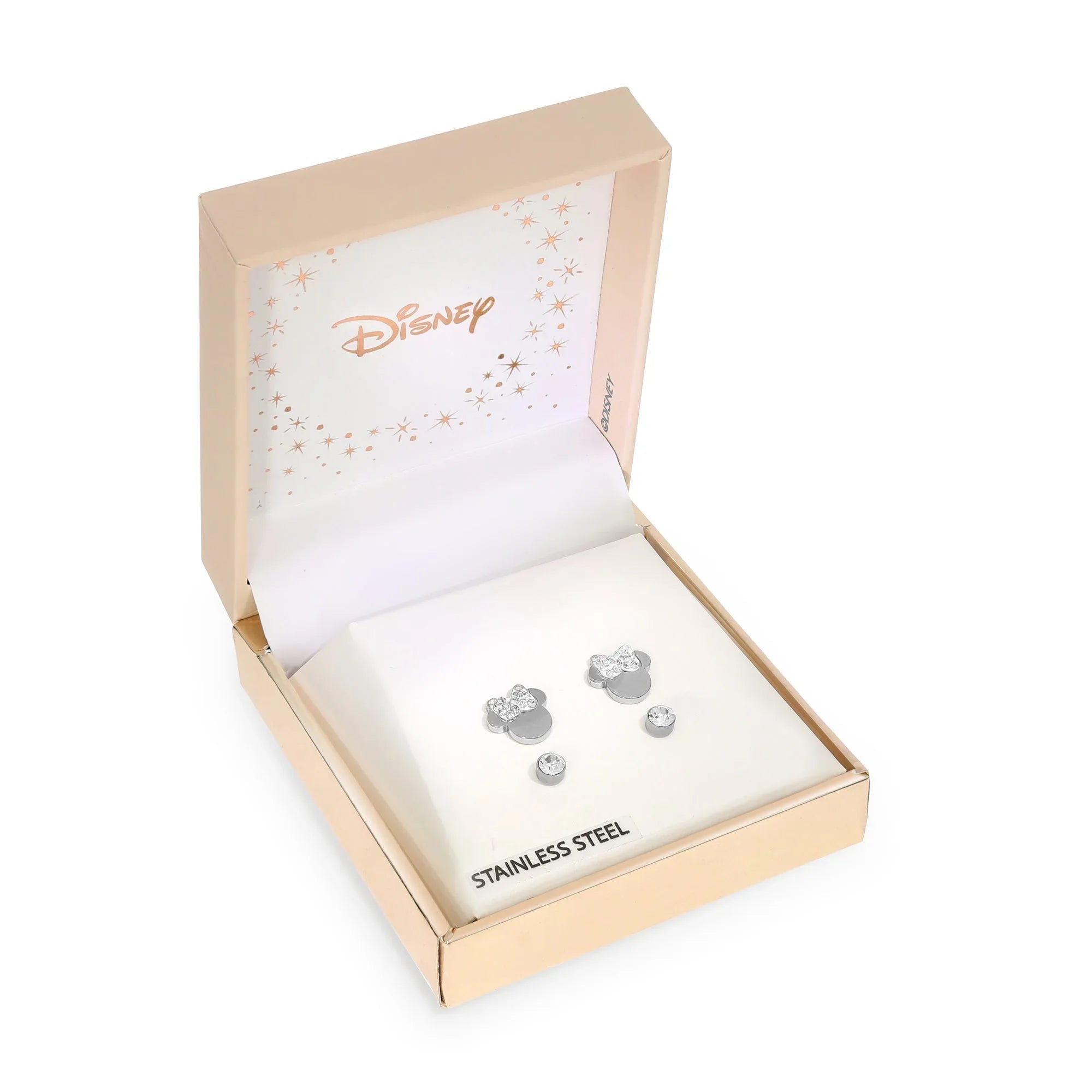 Set Orecchini Minnie White Silver - VitaMea